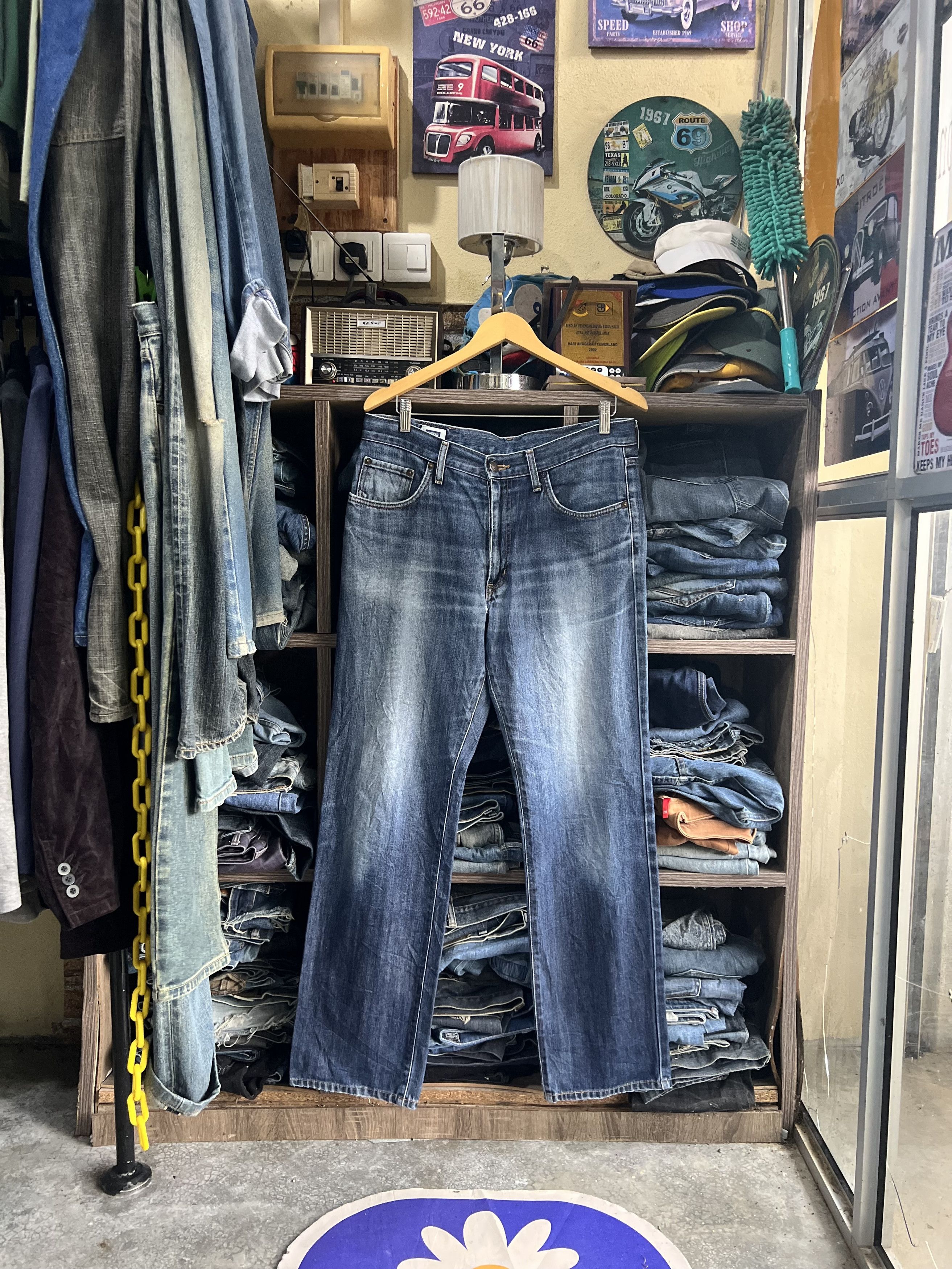 Edwin 🔥Vintage Edwin 403 Distressed Denim Size US 34 / EU 50 - 18 Thumbnail
