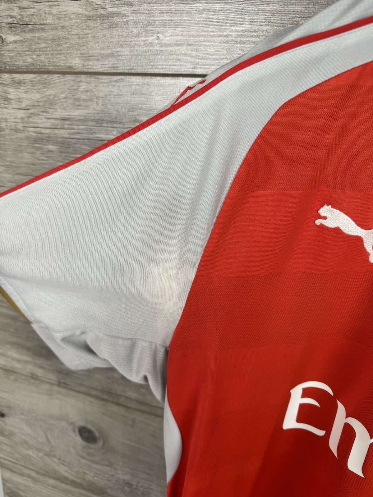 Puma × Vintage Arsenal 2015-16 Home Short Sleeve Shirt soccer jersey Size US XL / EU 56 / 4 - 10 Thumbnail