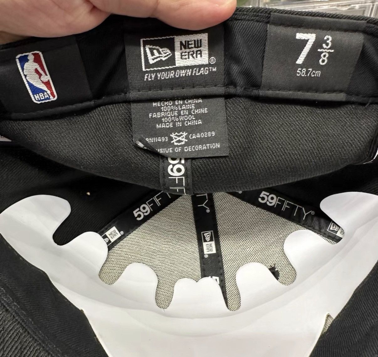 New Era New Era NBA Brooklyn Nets Flat Brim Baseball Cap J32 Size ONE SIZE - 5 Thumbnail