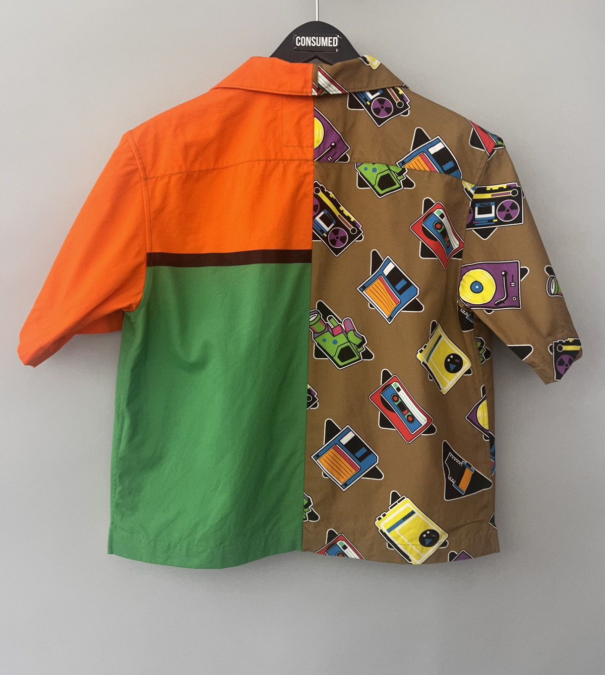 Prada Prada Multicolor Double Match Cotton Bowling Shirt Size US S / EU 44-46 / 1 - 5 Thumbnail