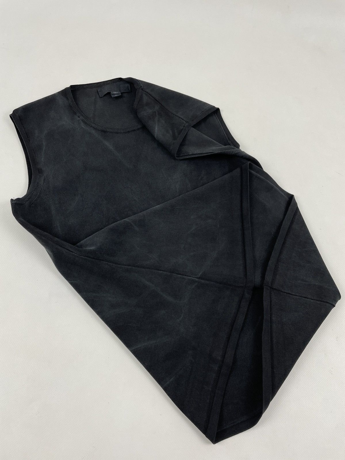 Burberry × Burberry Prorsum RARE First Line Runway Italy Garment Dyed Pigment Sleeveless Shirt Size M / US 6-8 / IT 42-44 - 9 Thumbnail