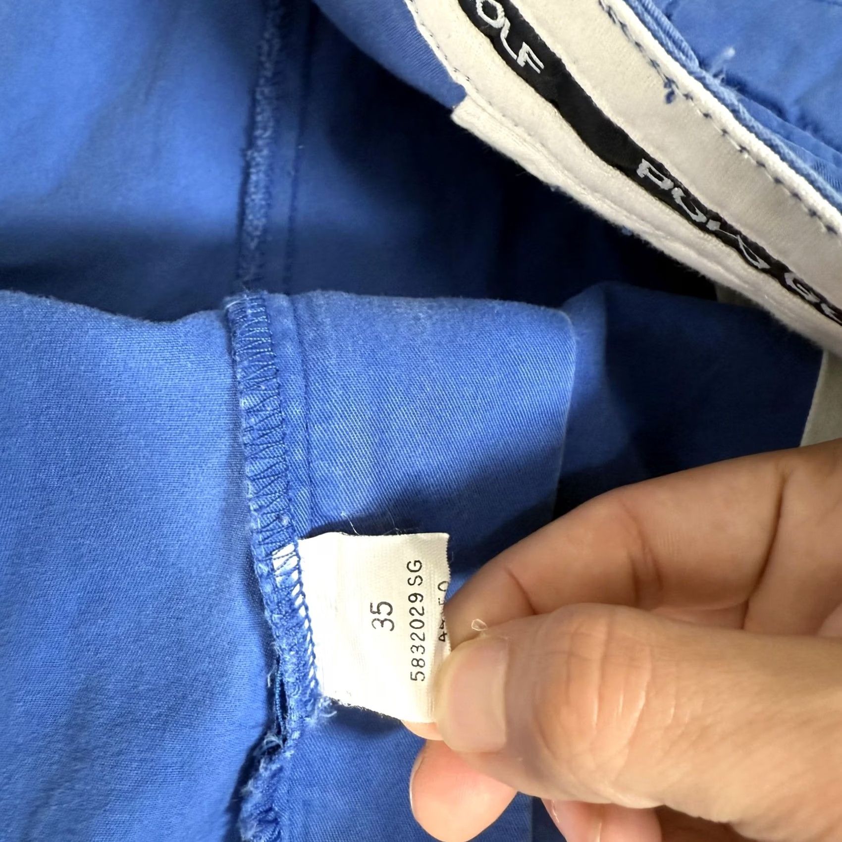 Polo Ralph Lauren Polo Ralph Lauren Mens Shorts Blue Pleated Chino Golf Cotton 35 90s Size US S / EU 44-46 / 1 - 7 Thumbnail