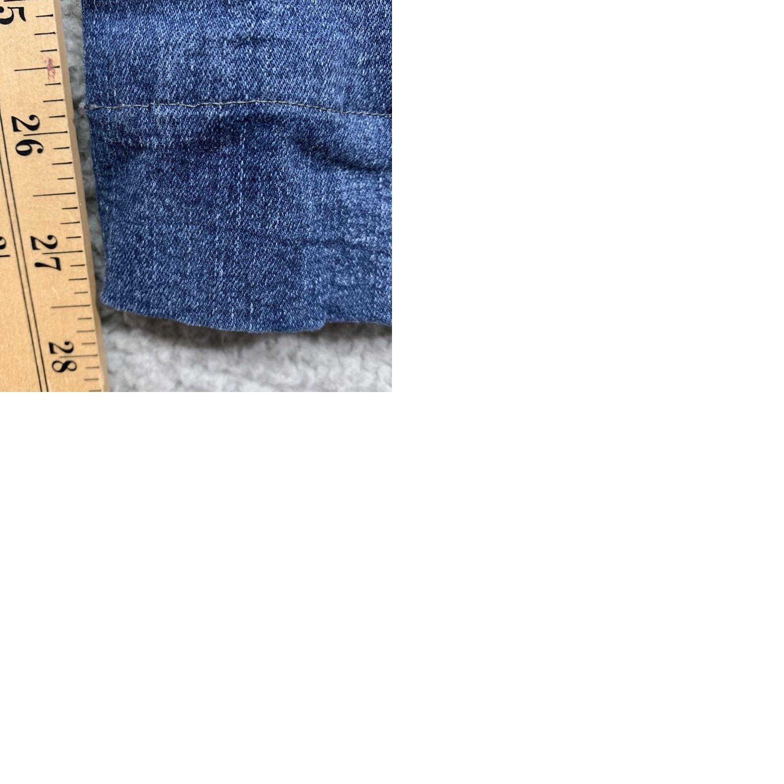 Vintage VIGOSS Blue Jeans Women's Size S8 Heritage Fit Slim Bootcut Stretch Hemmed READ Womens Jeans 8 Slim Bootcut Stretch Hemmed 28in blue Size 30" / US 8 / IT 44 - 9 Thumbnail
