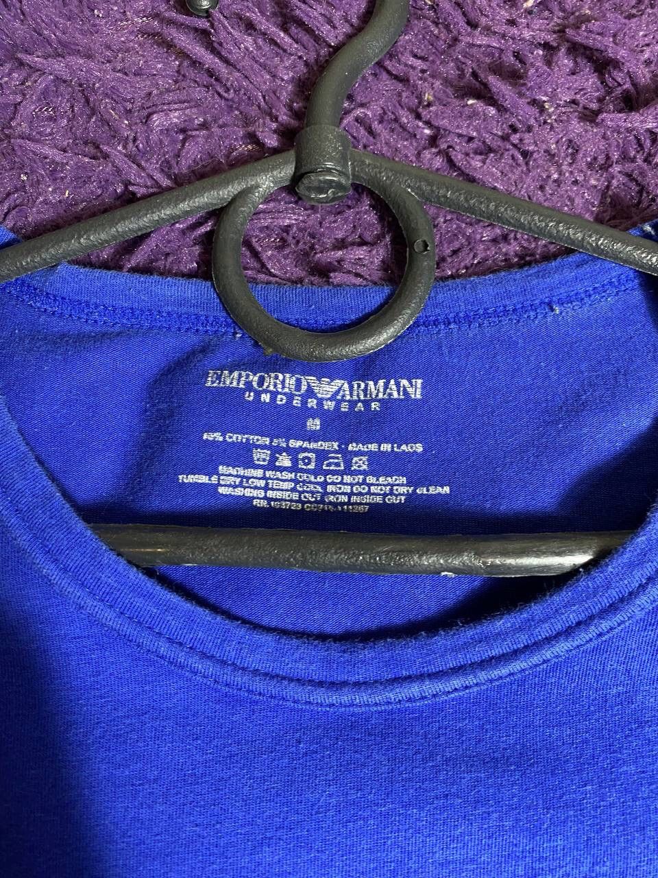 Emporio Armani × Vintage Vintage Big Graphic Logo Distressed 90’s tee Size US M / EU 48-50 / 2 - 7 Thumbnail