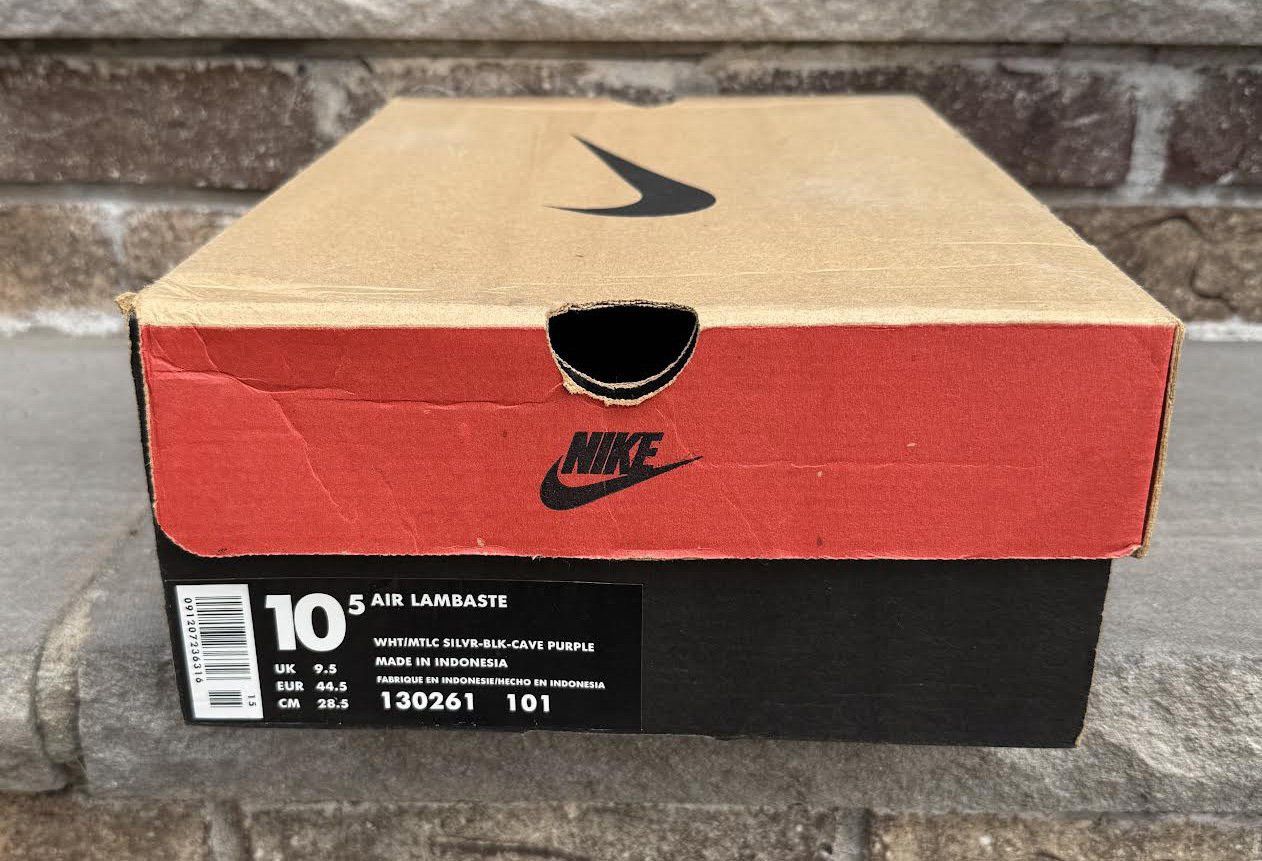 Nike Nike Air Lambaste White / Metallic Silver / Black Size 10 DS Size US 10.5 / EU 43-44 - 2 Thumbnail