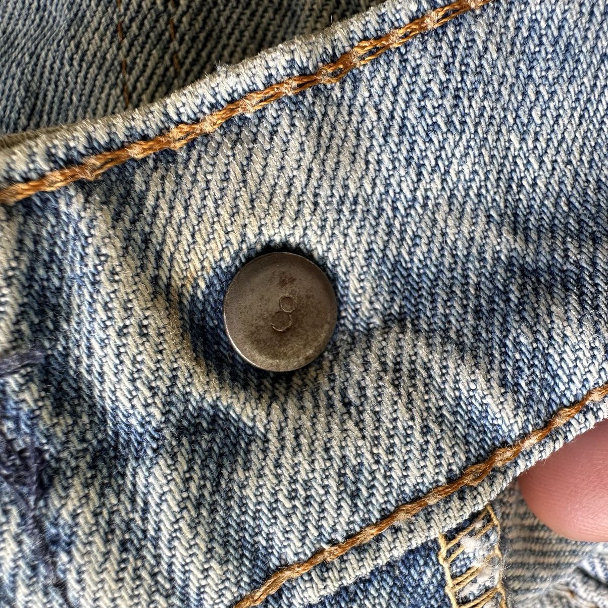 Jean × Levi's × Vintage 80’s Vintage Levi’s USA Light Wash Faded Jean Denim Pant Size US 29 - 8 Thumbnail