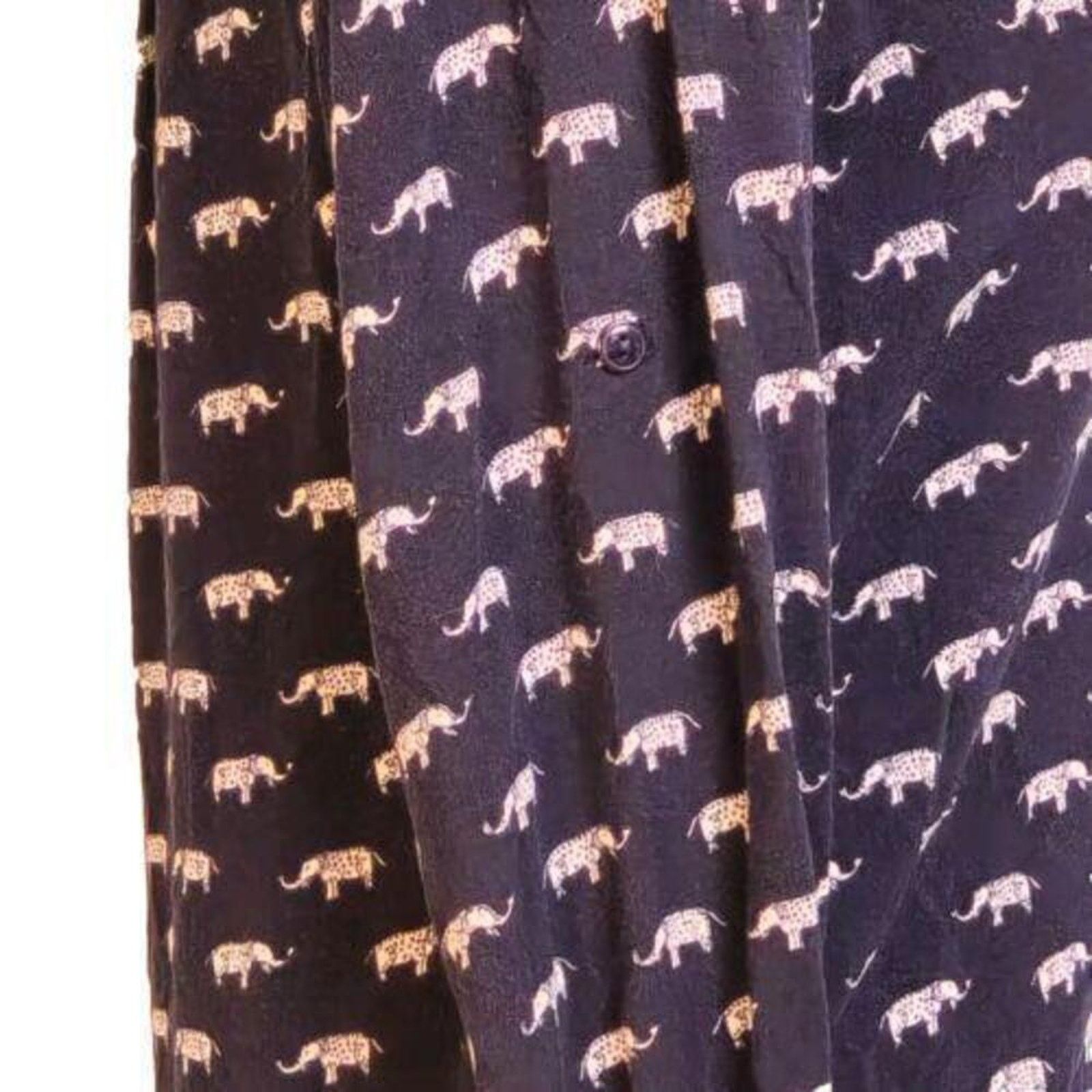 Other Fun2fun Blue and White Elephant Print Blouse - Size Small Size S / US 4 / IT 40 - 4 Thumbnail