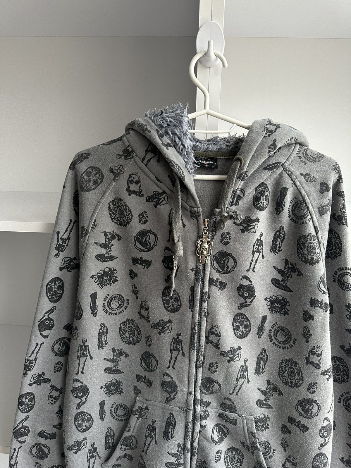 Christian Audigier Vintage Ed Hardy by Christian Audigier Style Zip Hoodie Size US M / EU 48-50 / 2 - 8 Thumbnail