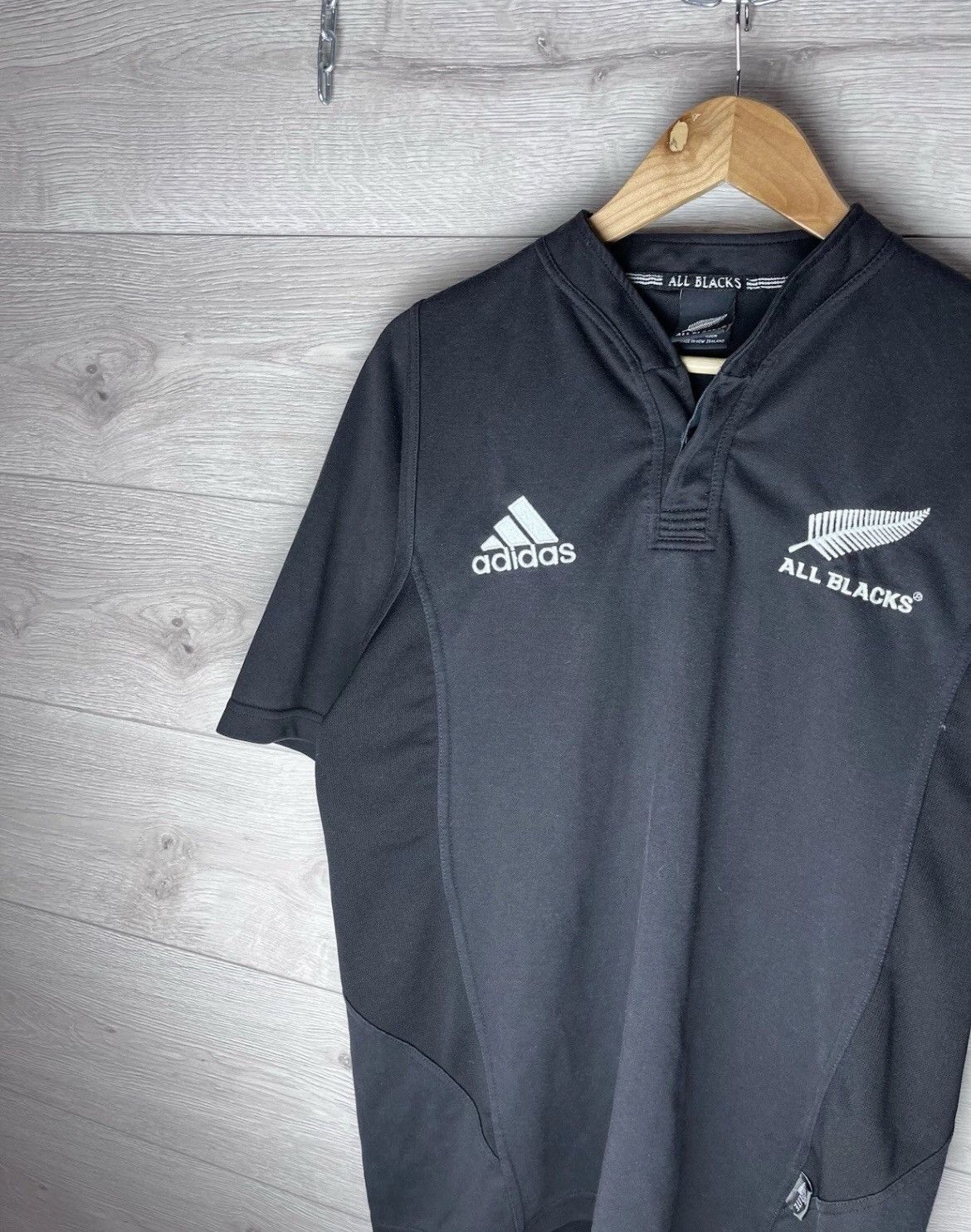 Vintage Vintage men’s soccer jersey Adidas All Black size M Size US M / EU 48-50 / 2 - 3 Thumbnail