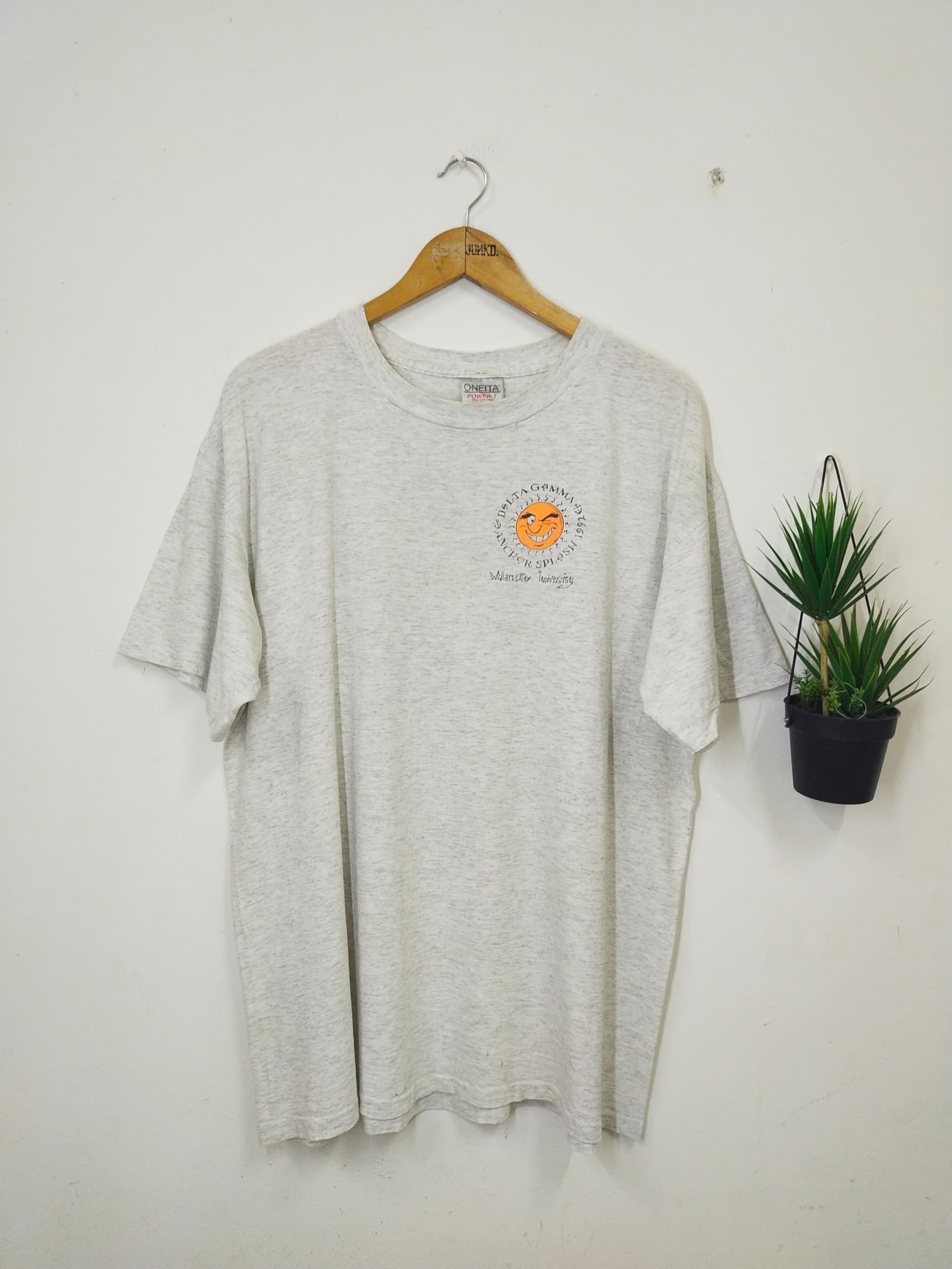 Vintage Vintage 1991 Anchor Splash Art promo single stich t shirt Size US XL / EU 56 / 4 - 6 Thumbnail