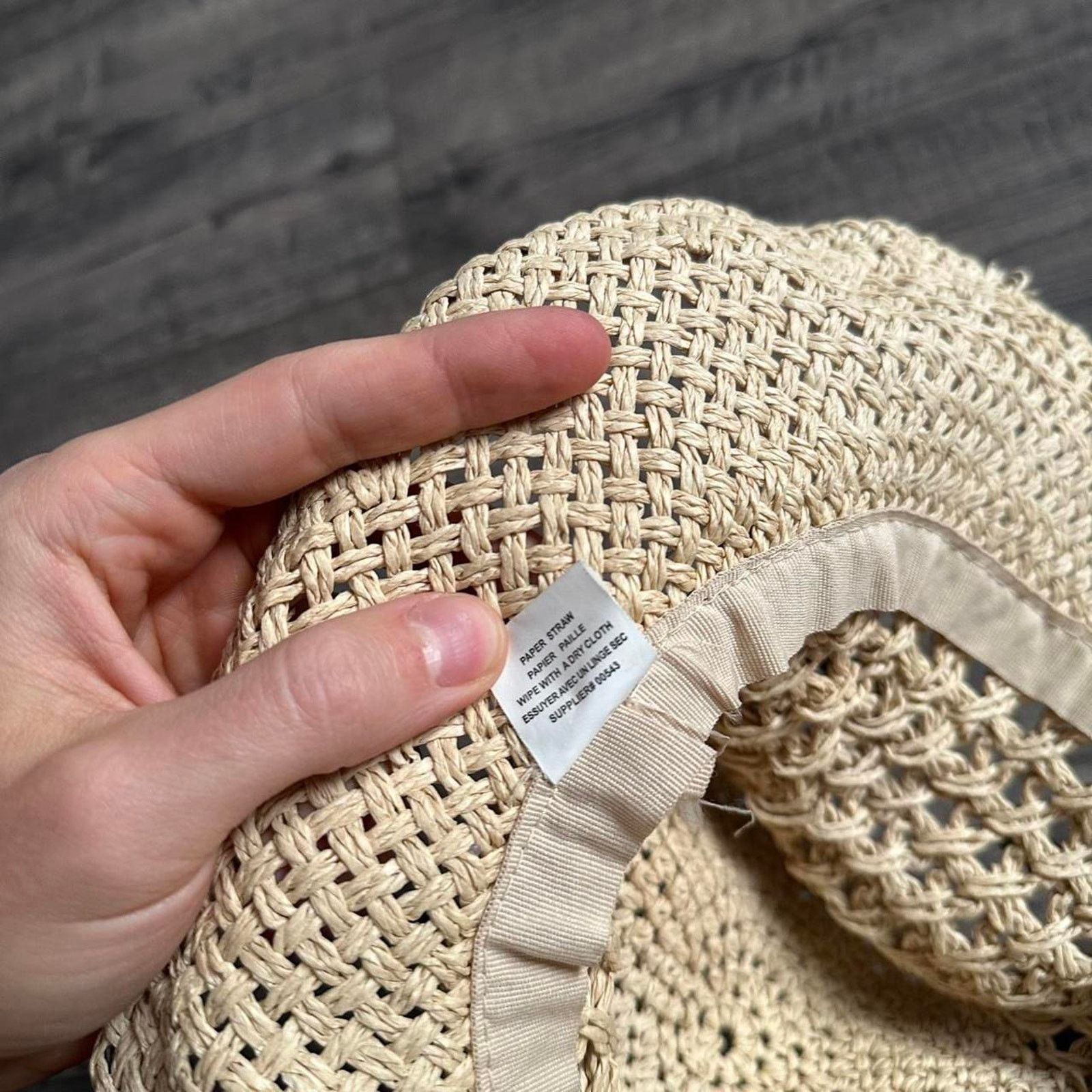 Vintage Vintage Retro Boho Straw Beaded Rope Sun Beach Hat Cap Size ONE SIZE - 7 Thumbnail