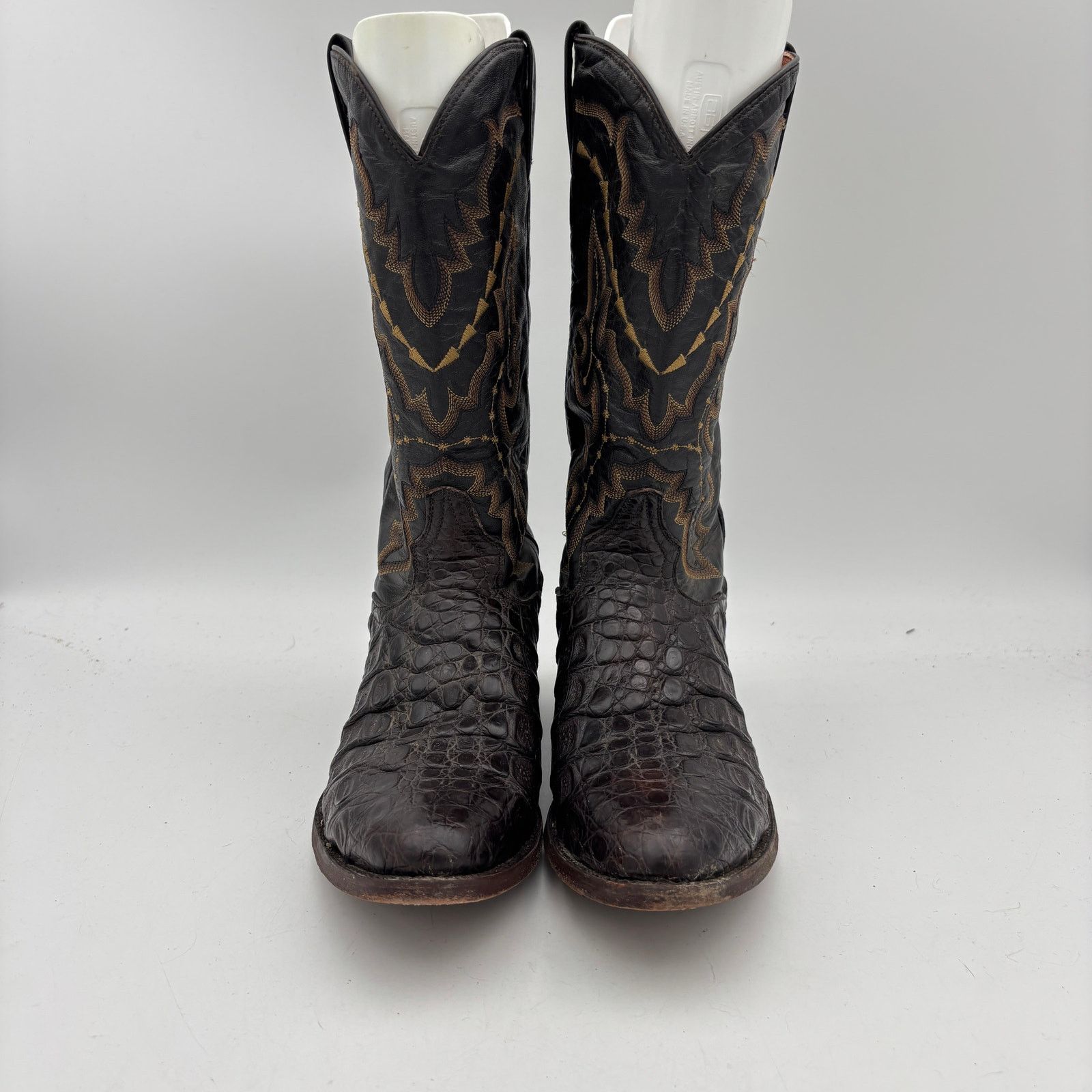 Dan Post DanPost Birmingham Caiman Leather Boots 10.5D Cowboy Western Size US 10.5 / EU 43-44 - 2 Thumbnail