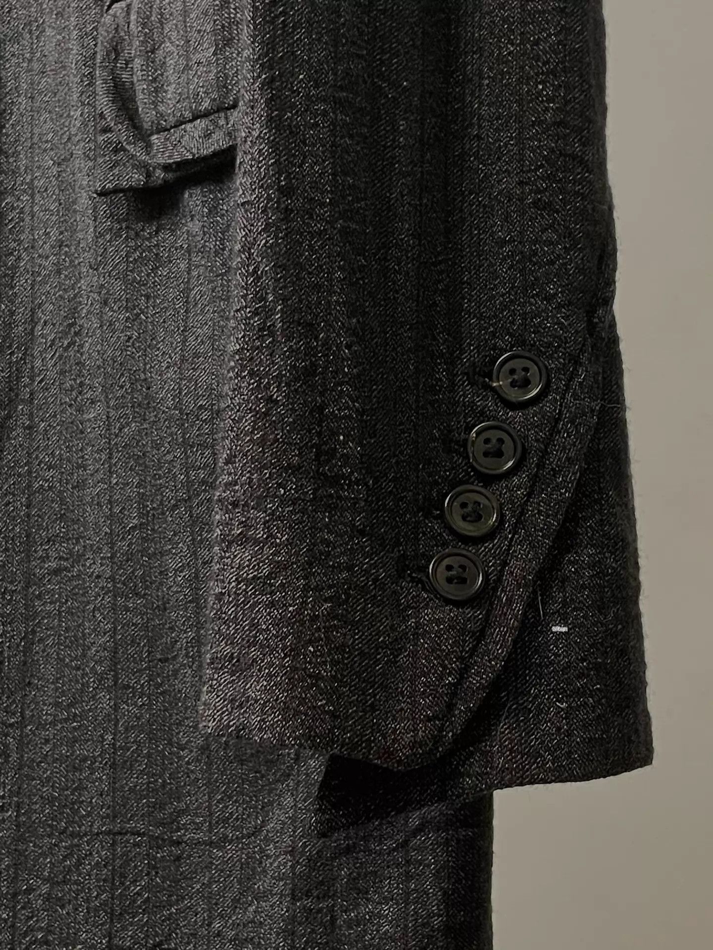 Ann Demeulemeester Long Structured Black Coat - XS Size US XS / EU 42 / 0 - 5 Thumbnail