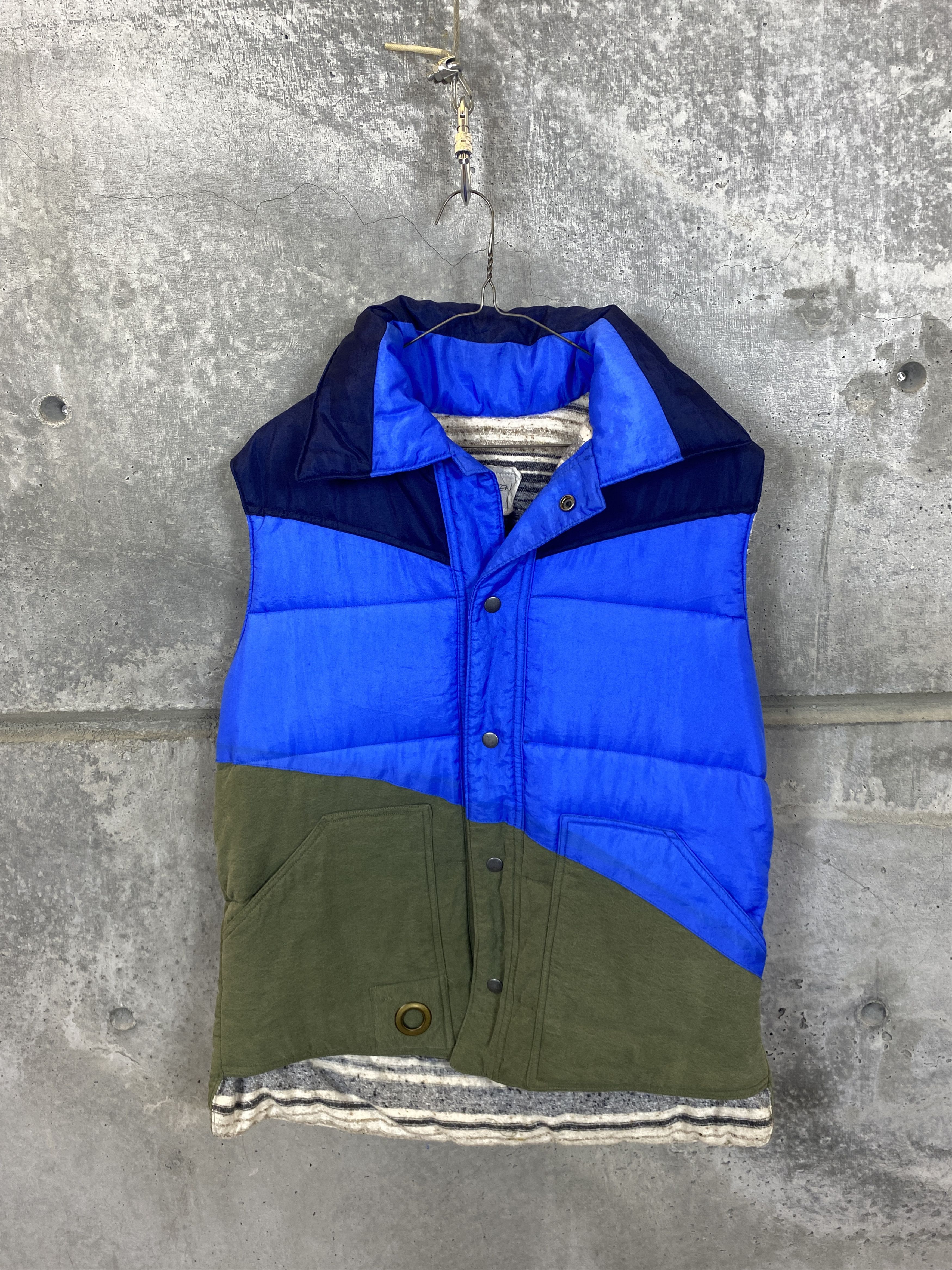 Greg Lauren Greg Lauren Sample Duffel Mixed Puffy Flight Vest Size US L / EU 52-54 / 3 - 1 Thumbnail