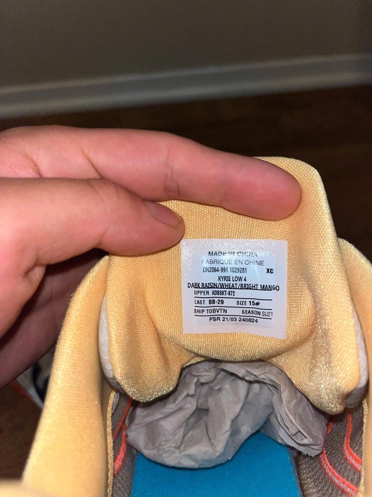 Nike Unreleased Nike Kyrie Low 4 N7 Reverse Sample 2021. Size US 15 / EU 48 - 11 Thumbnail
