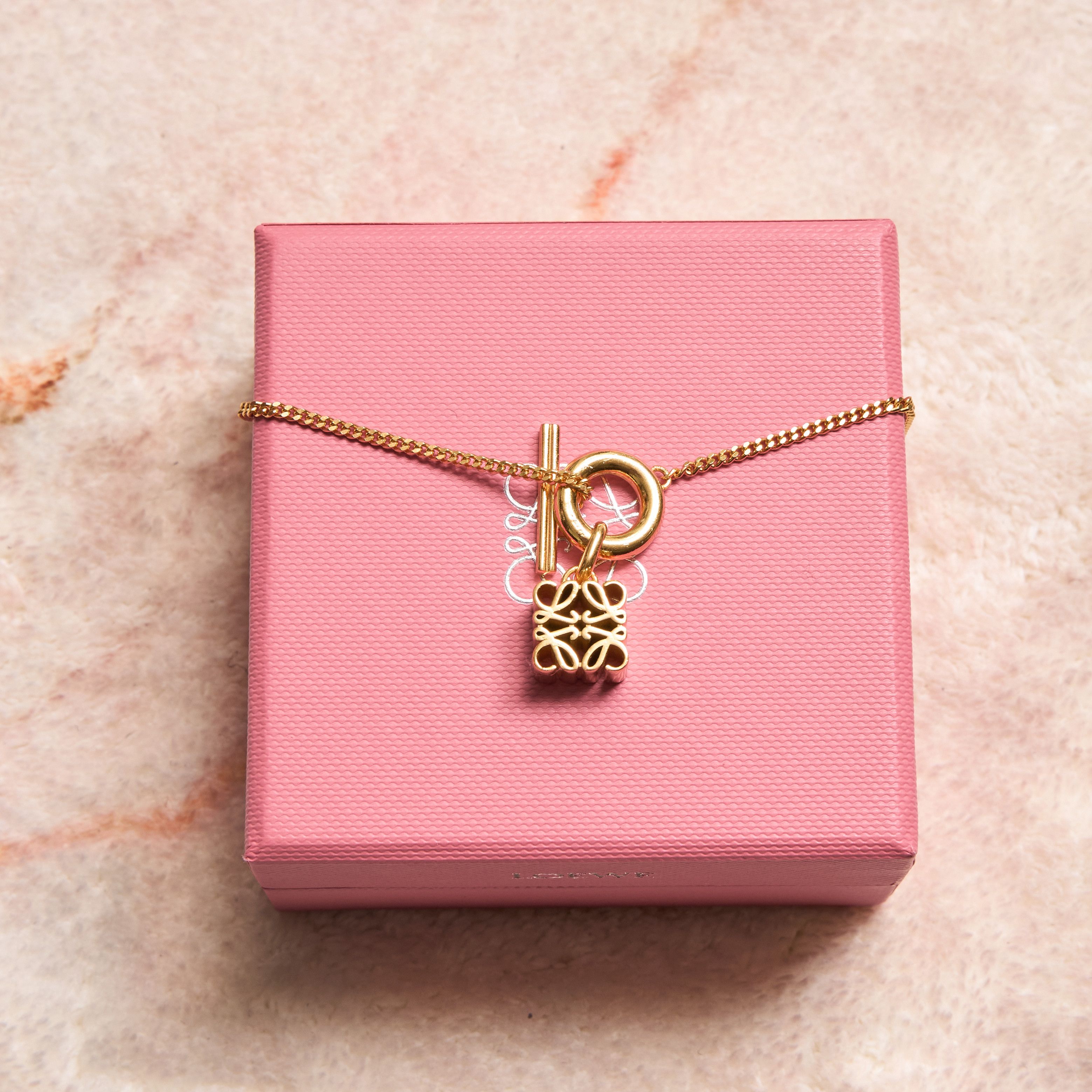 Loewe LOEWE Anagram Pendant Necklace Size ONE SIZE - 1 Thumbnail