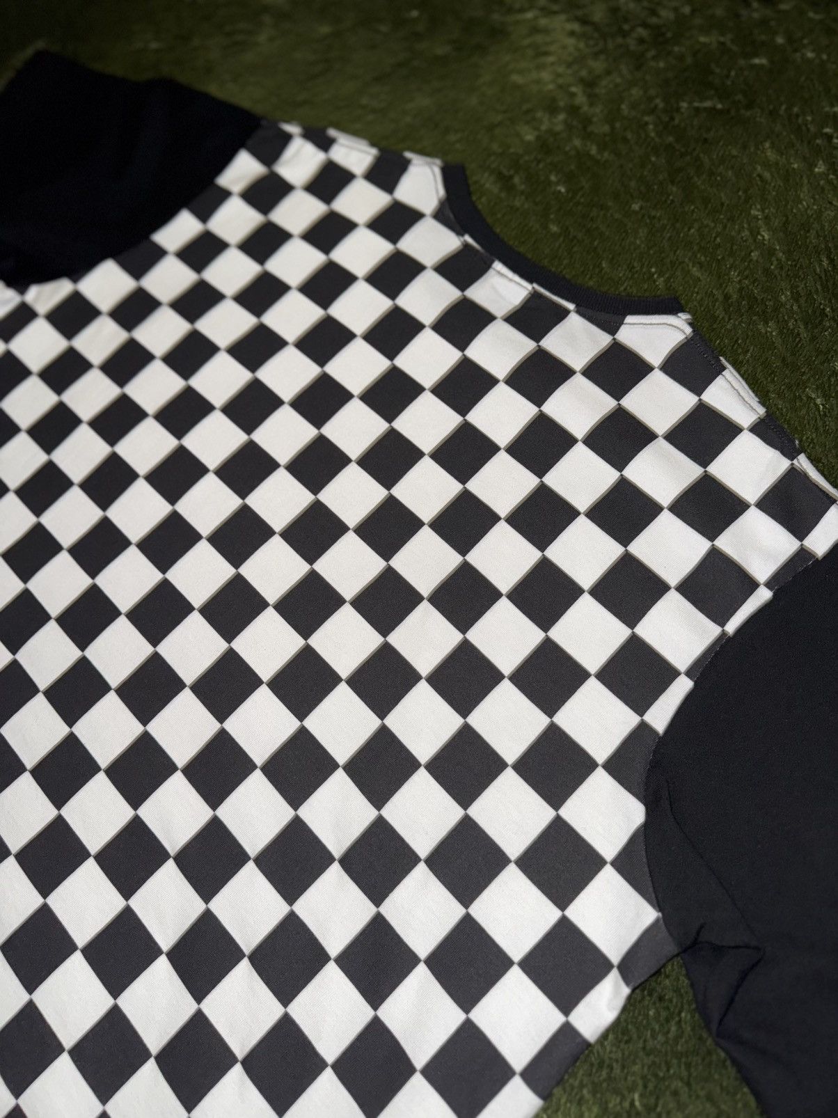 Japanese Brand [L] Locals Only Single-Stitch Checkerboard Pocket T-Shirt Size US L / EU 52-54 / 3 - 9 Thumbnail