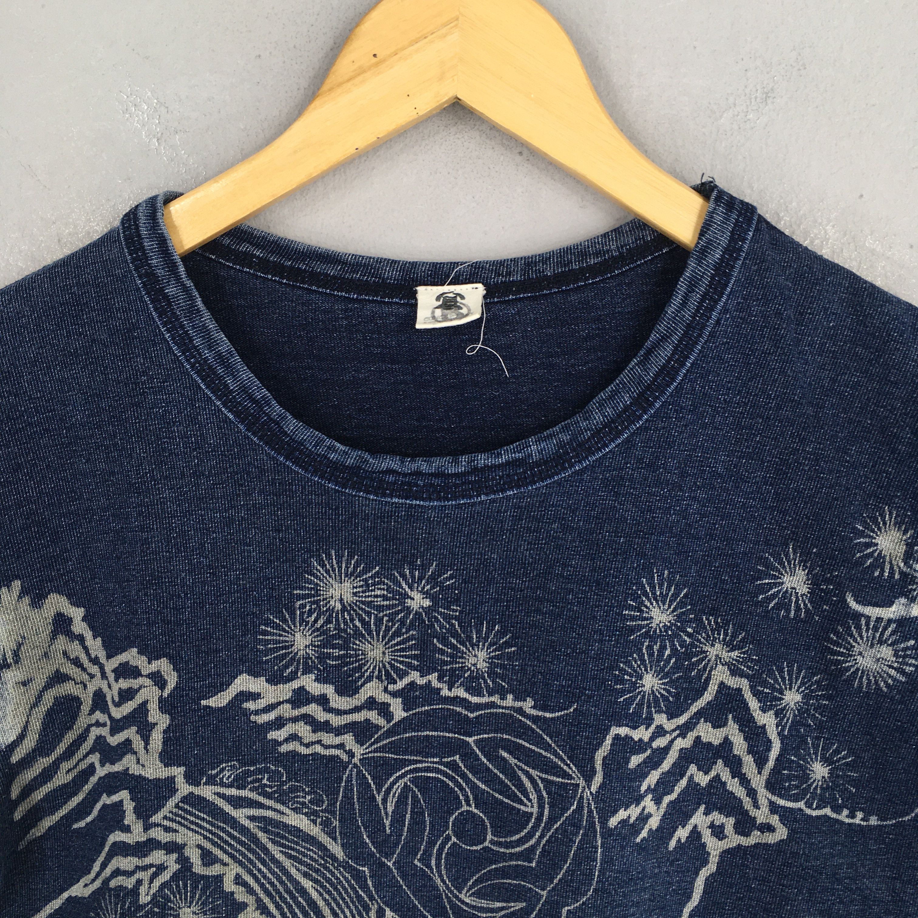 45rpm × Eternal × Vintage Vintage Eternal Japan Printed Fish Koi Sukajan Indigo Blue Size US S / EU 44-46 / 1 - 2 Thumbnail
