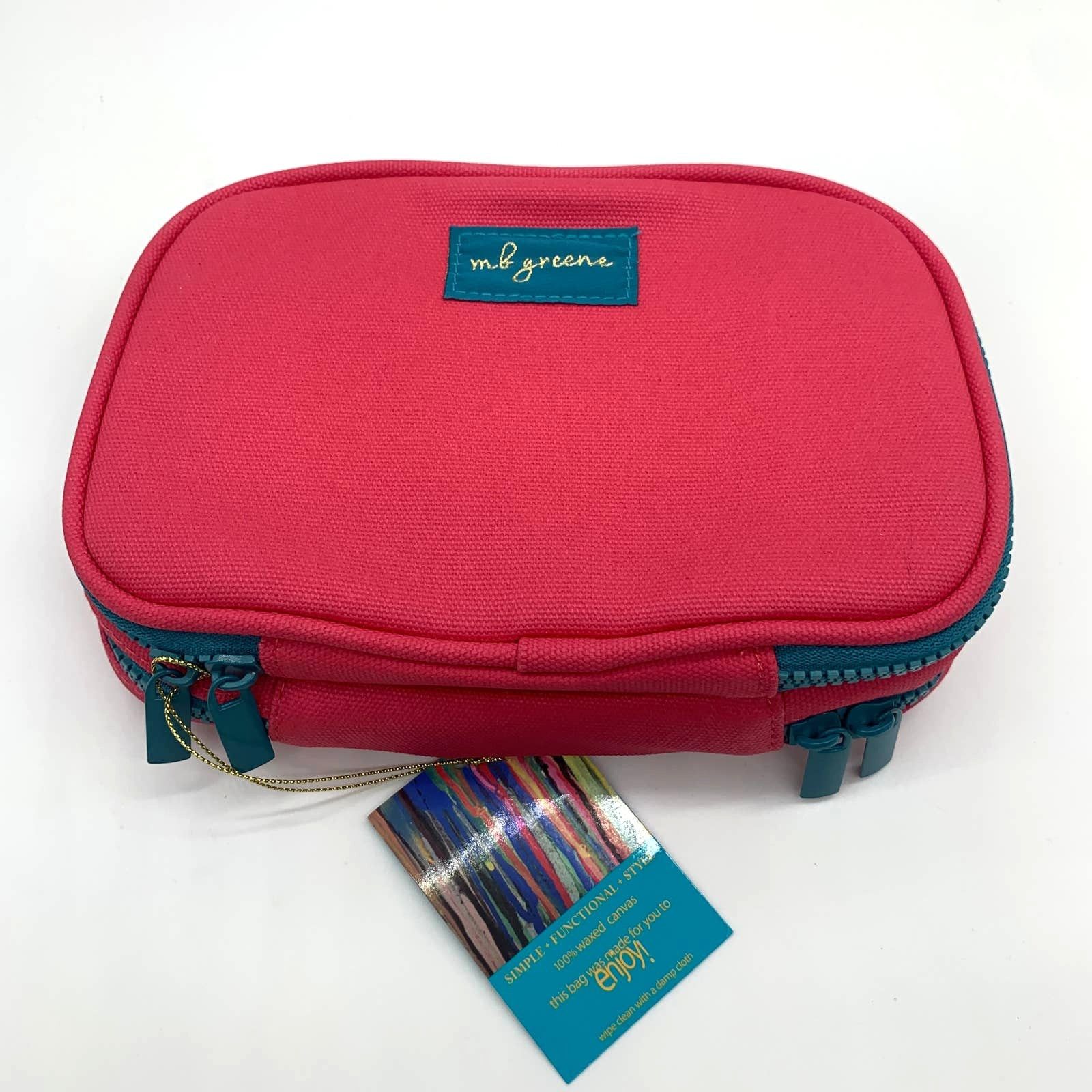 Other MB Greene Jewelry Clutch Pink & Blue Purse Size ONE SIZE - 1 Thumbnail
