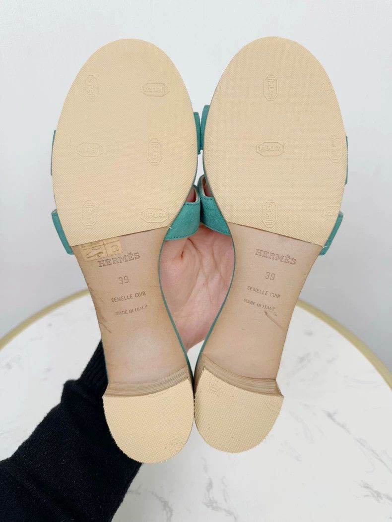 Hermes Hermes Chunky Heel Sandals Size 39-2506 Size US 8 / IT 38 - 4 Thumbnail