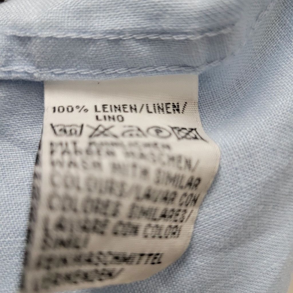 Marc O'Polo Marc O'Polo Short Sleeves Linen Shirt Men's Size Medium Size US L / EU 52-54 / 3 - 7 Thumbnail