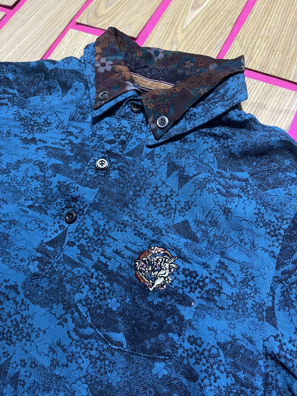 If Six Was Nine Y2K SUKAJAN polo short sleeve tshirt japanese style Size US M / EU 48-50 / 2 - 3 Thumbnail