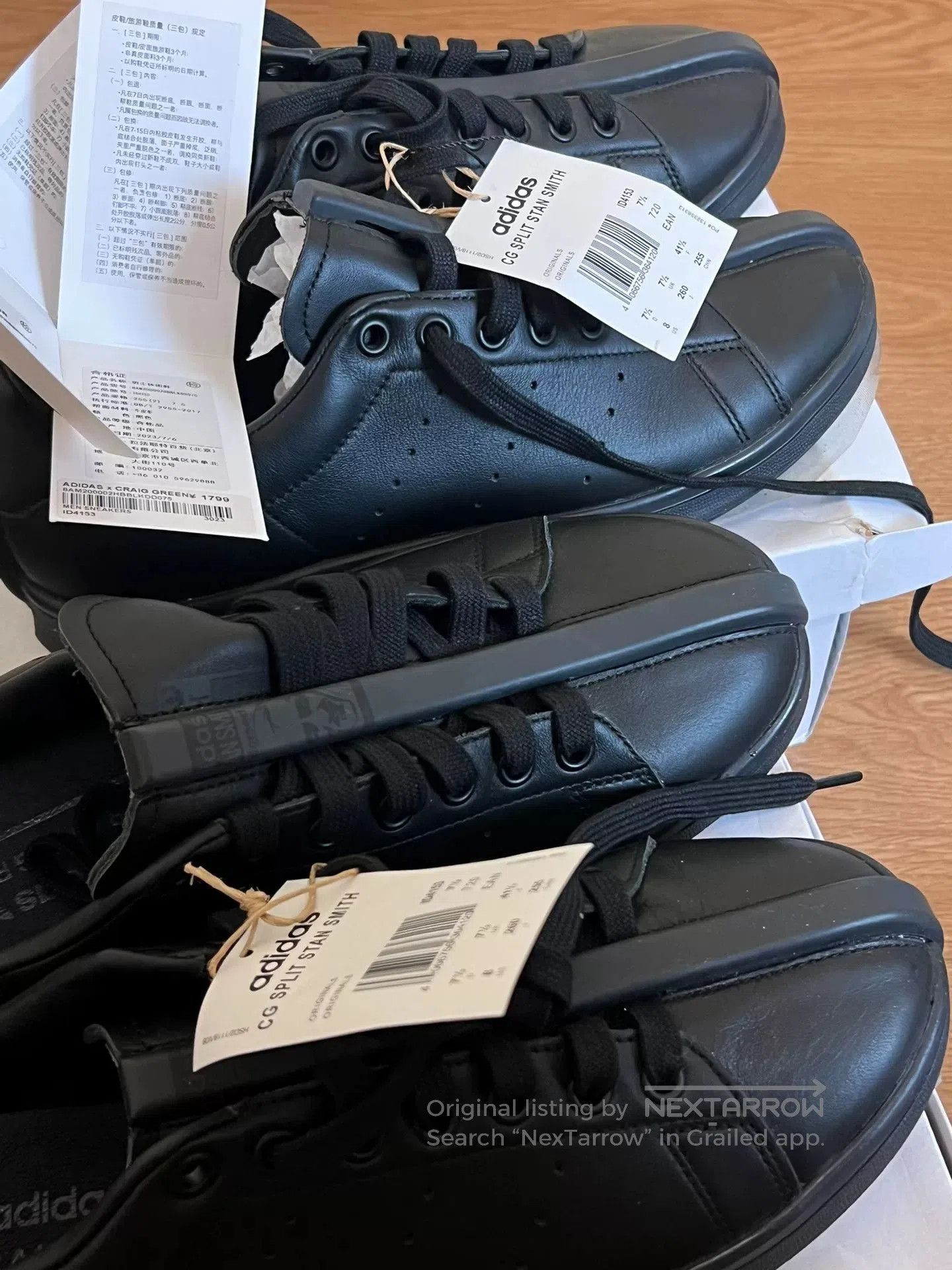 Craig Green Craig Green x Adidas Split Stan Smith Trainers. Size US 8 / EU 41 - 7 Thumbnail