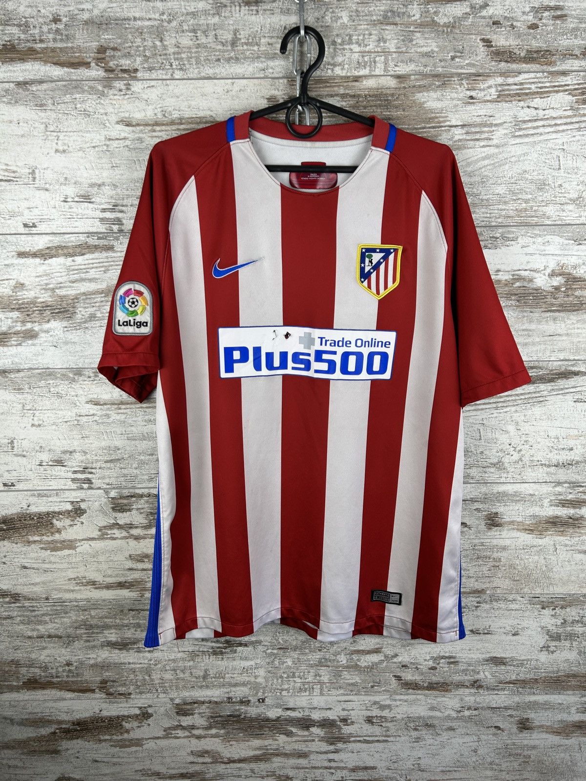 Nike Mens Vintage Nike FC Atletico Madrid home away t shirt tee Size US XL / EU 56 / 4 - 2 Thumbnail