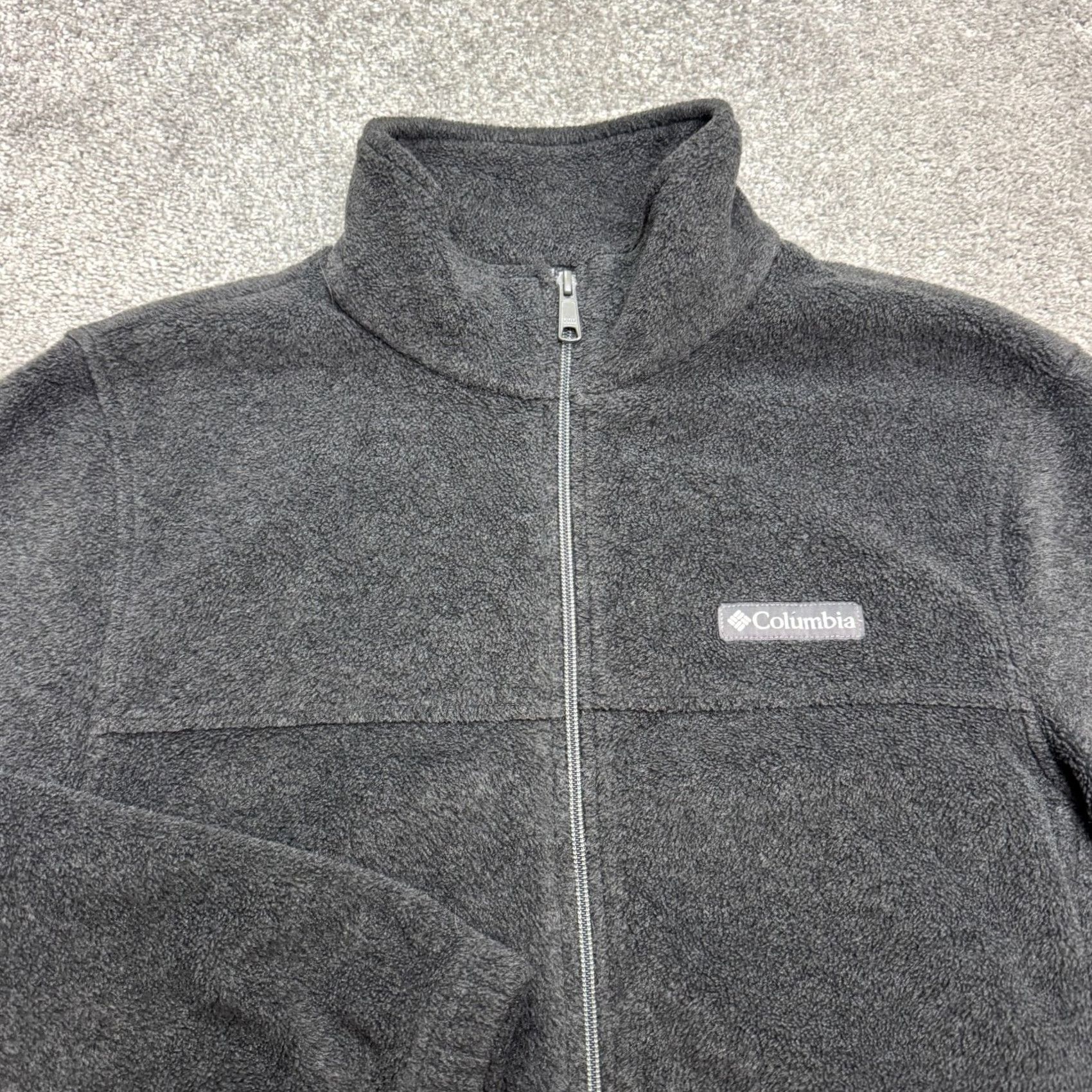 Vintage Columbia Steens Mountain Fleece Jacket Mens M Gray Full Zip Outdoor Hiking Jacket Size US M / EU 48-50 / 2 - 3 Thumbnail