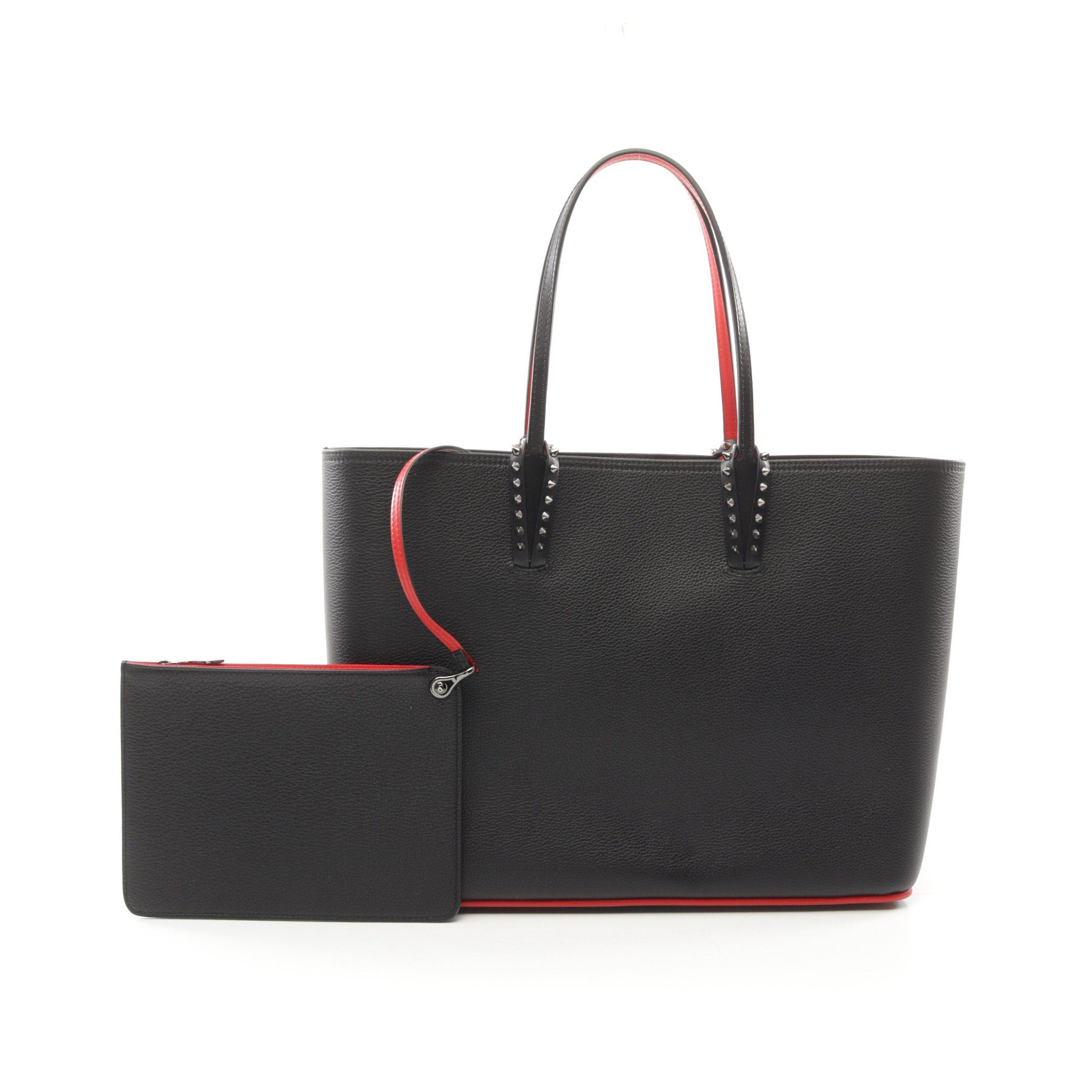 Christian Louboutin Christian Louboutin Cabata Handbag Tote Bag Leather Black Size ONE SIZE - 1 Thumbnail