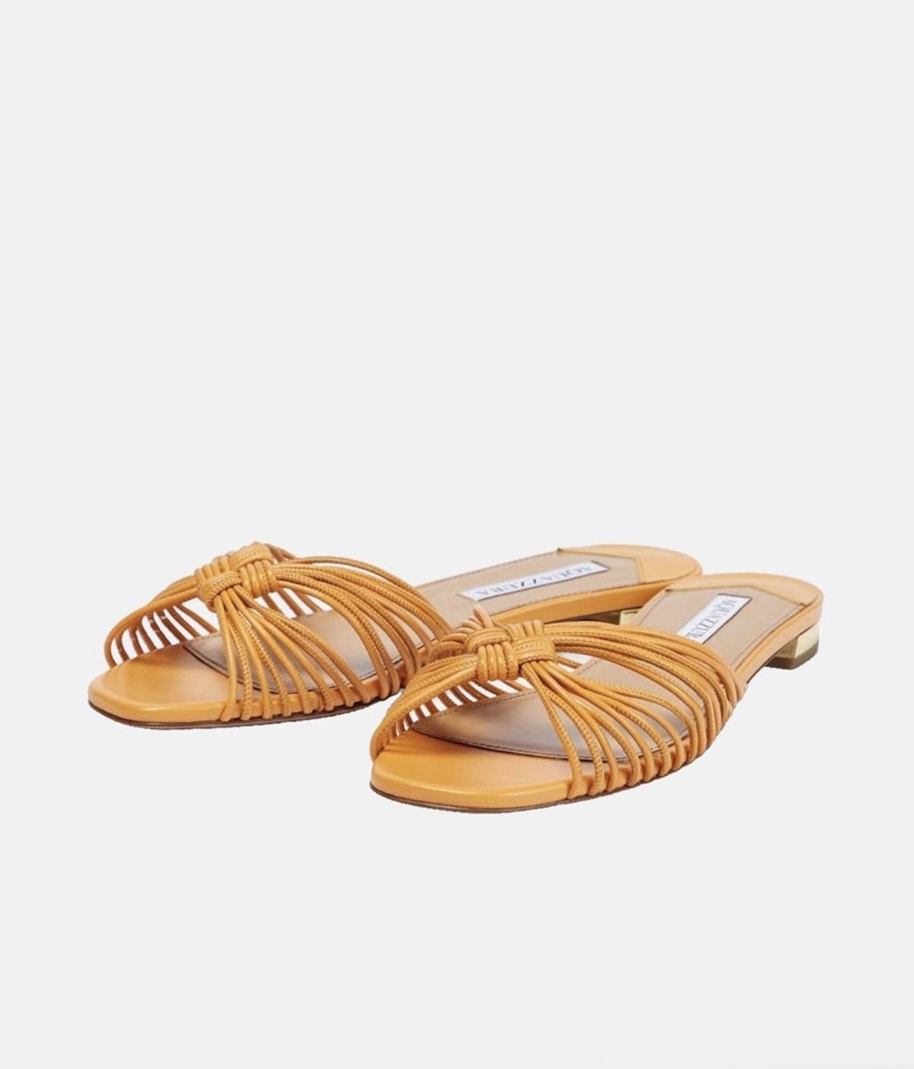 Aquazzura Aquazzura Sandals Orange Size US 5.5 / IT 35.5 - 4 Thumbnail