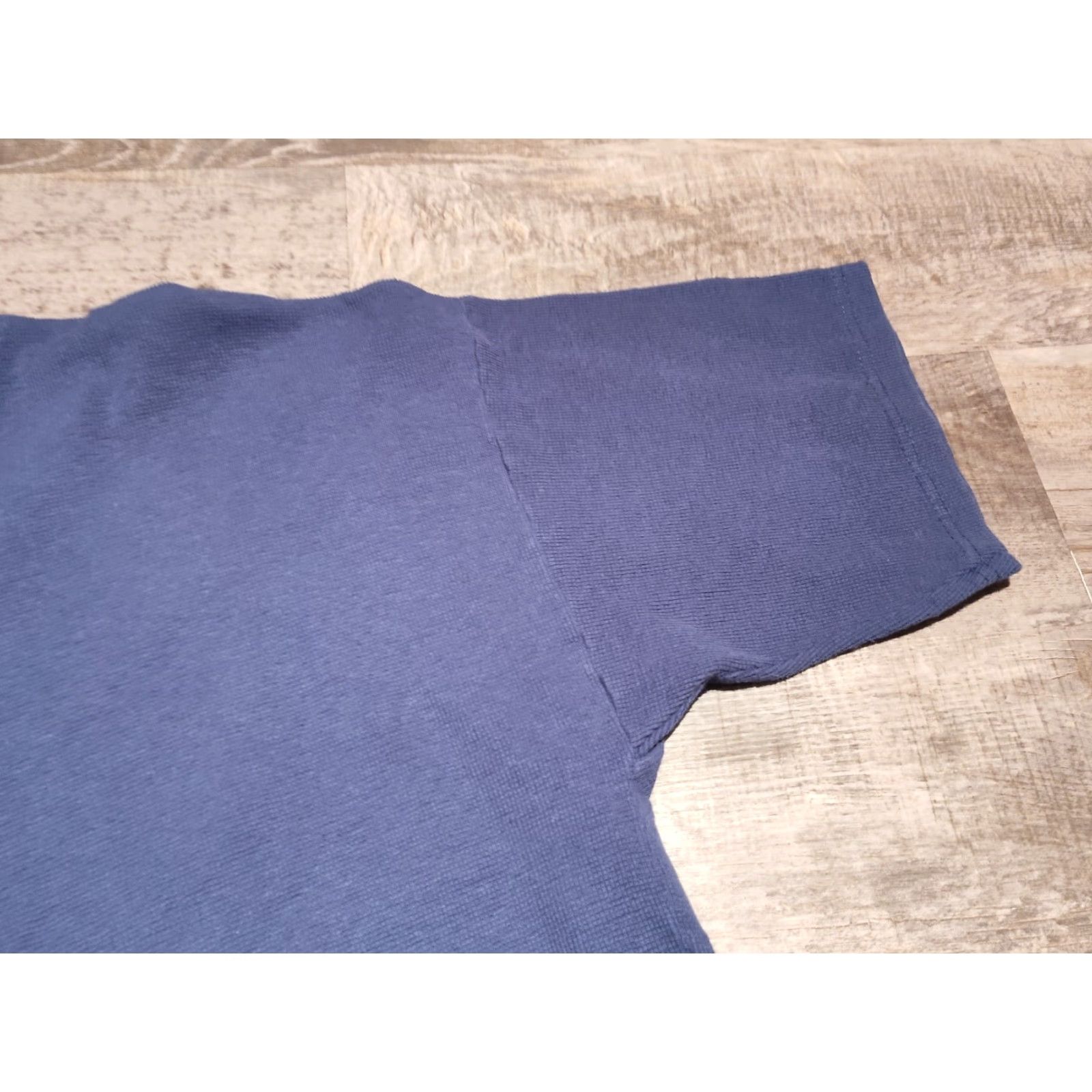 Vintage Vintage Jake Taylor Waffle Knit Henley Shirt Mens L Blue 1990s Grunge USA Made Rare Size US L / EU 52-54 / 3 - 4 Thumbnail