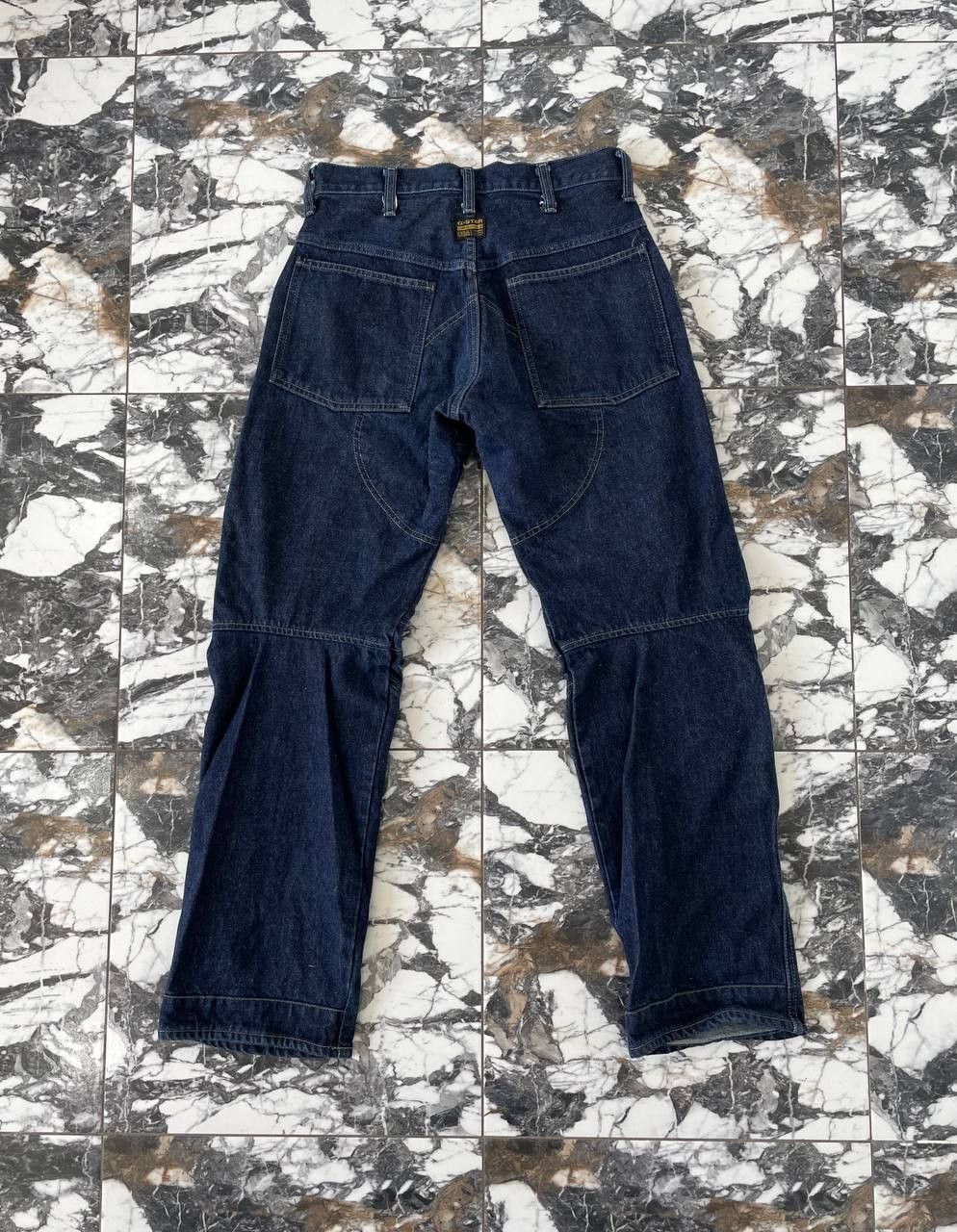 G-Star Men's jeans G-Star RAW Elwood 5620, dark blue, asymmetrical Size US 29 - 10 Thumbnail