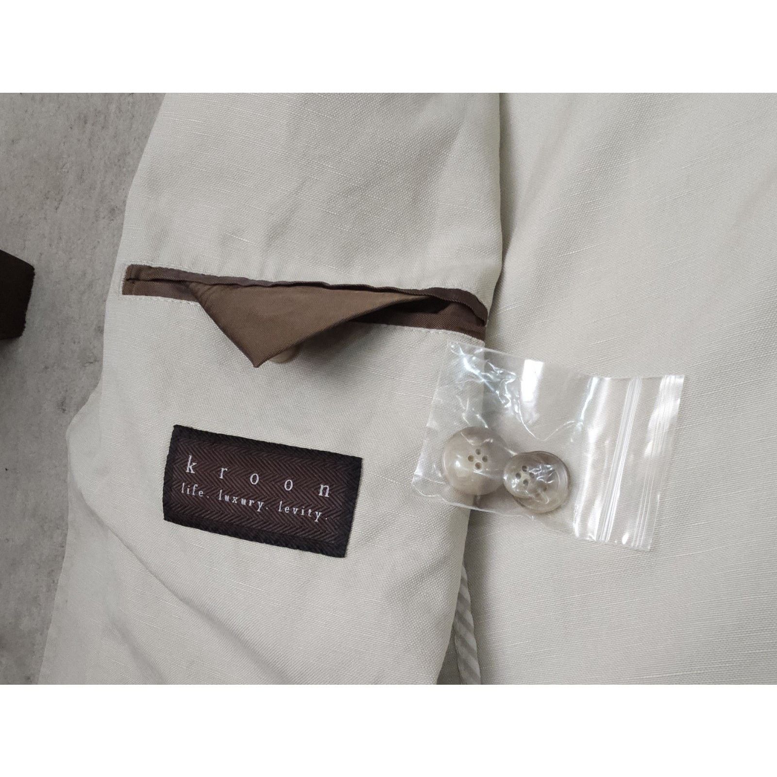 Other Kroon Men Life, Luxury, Levity Cotton / Linen Fogerty Blazer Size 46L - 5 Thumbnail