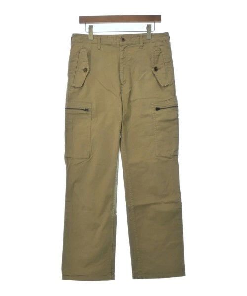 Comme des Garcons Homme Casual Pants Cotton Long Length Zip Up Straight Cut Beige Size US 33 - 1 Thumbnail