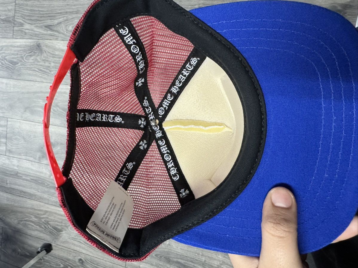 Chrome Hearts Chrome Hearts Trucker Hat Blue/Red/White Size ONE SIZE - 3 Thumbnail