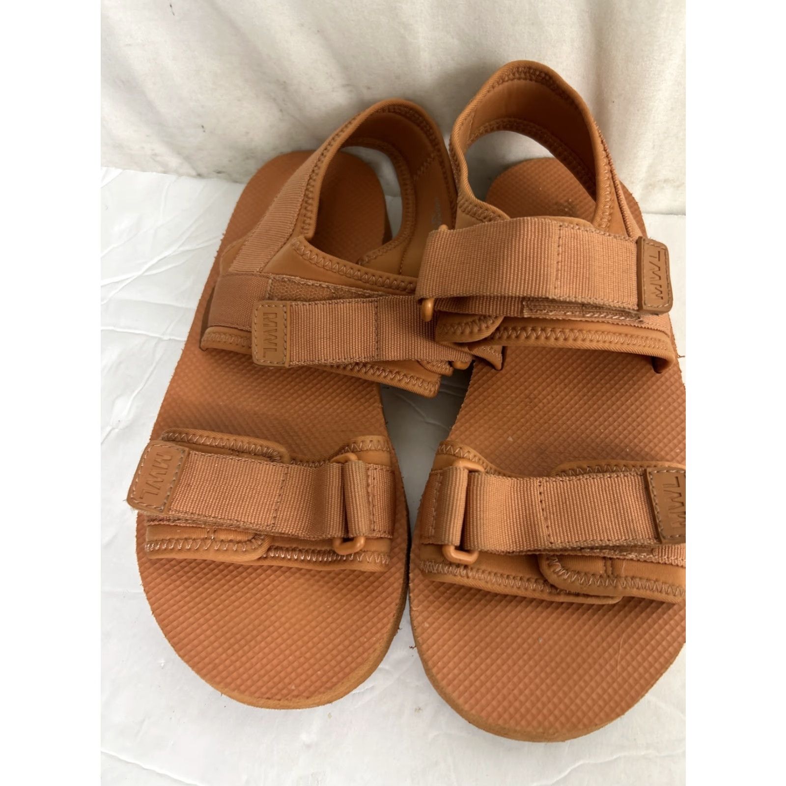 Madewell VINTAGE Madewell The Re)sourced Neoprene Jay Sandal 7.5 Sandal Women Orange 90s Bohemian City Mens? Size US 8 / IT 38 - 7 Thumbnail