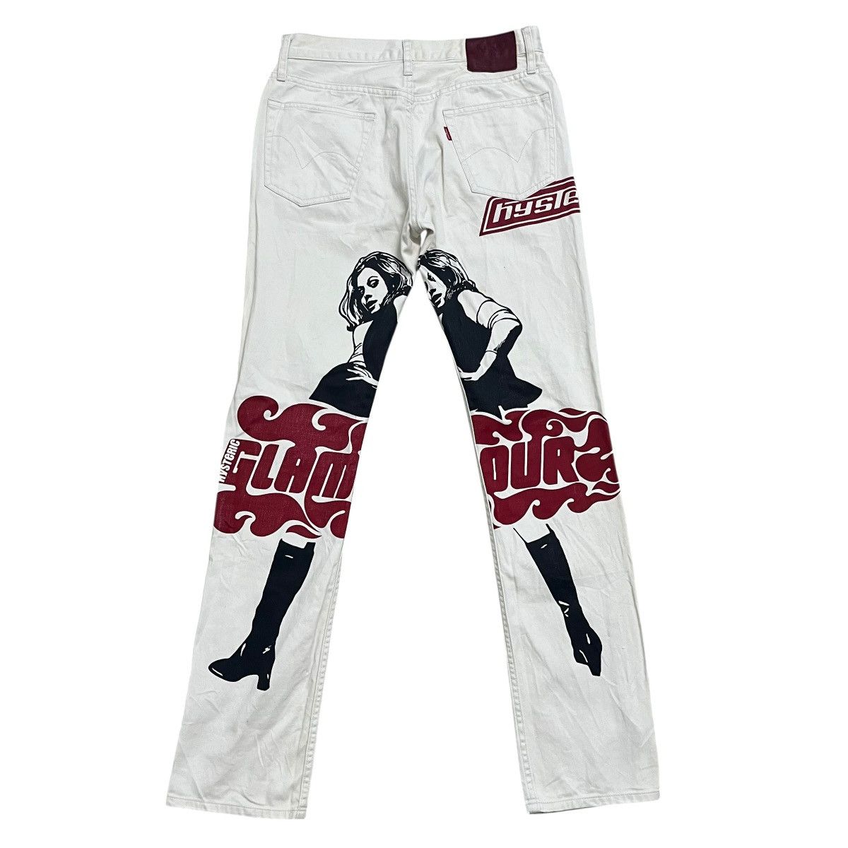Hysteric Glamour Authentic Vintage Hysteric Glamour Kinky Big Printed Jean Size US 29 - 1 Thumbnail