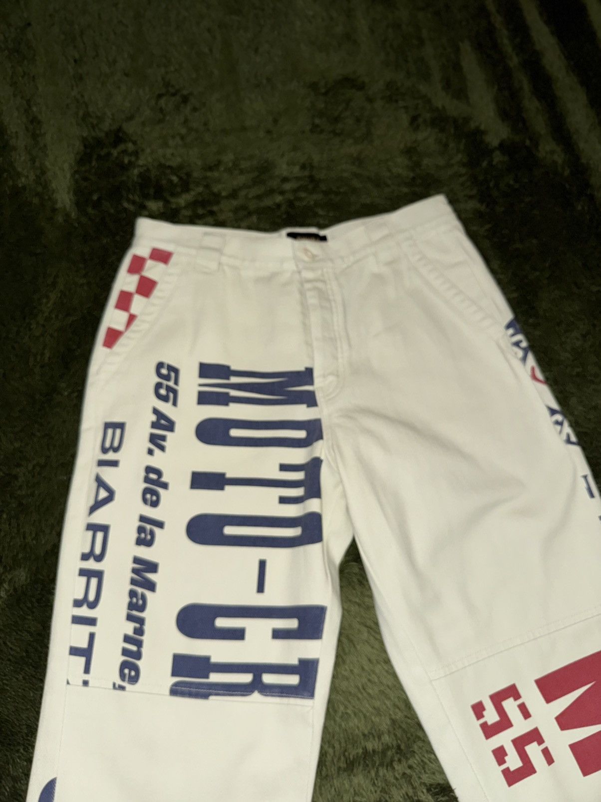 Deus Ex Machina [32] Deus Ex Machina Fragile Print Cotton Work Pants Ivory Size US 32 / EU 48 - 5 Thumbnail