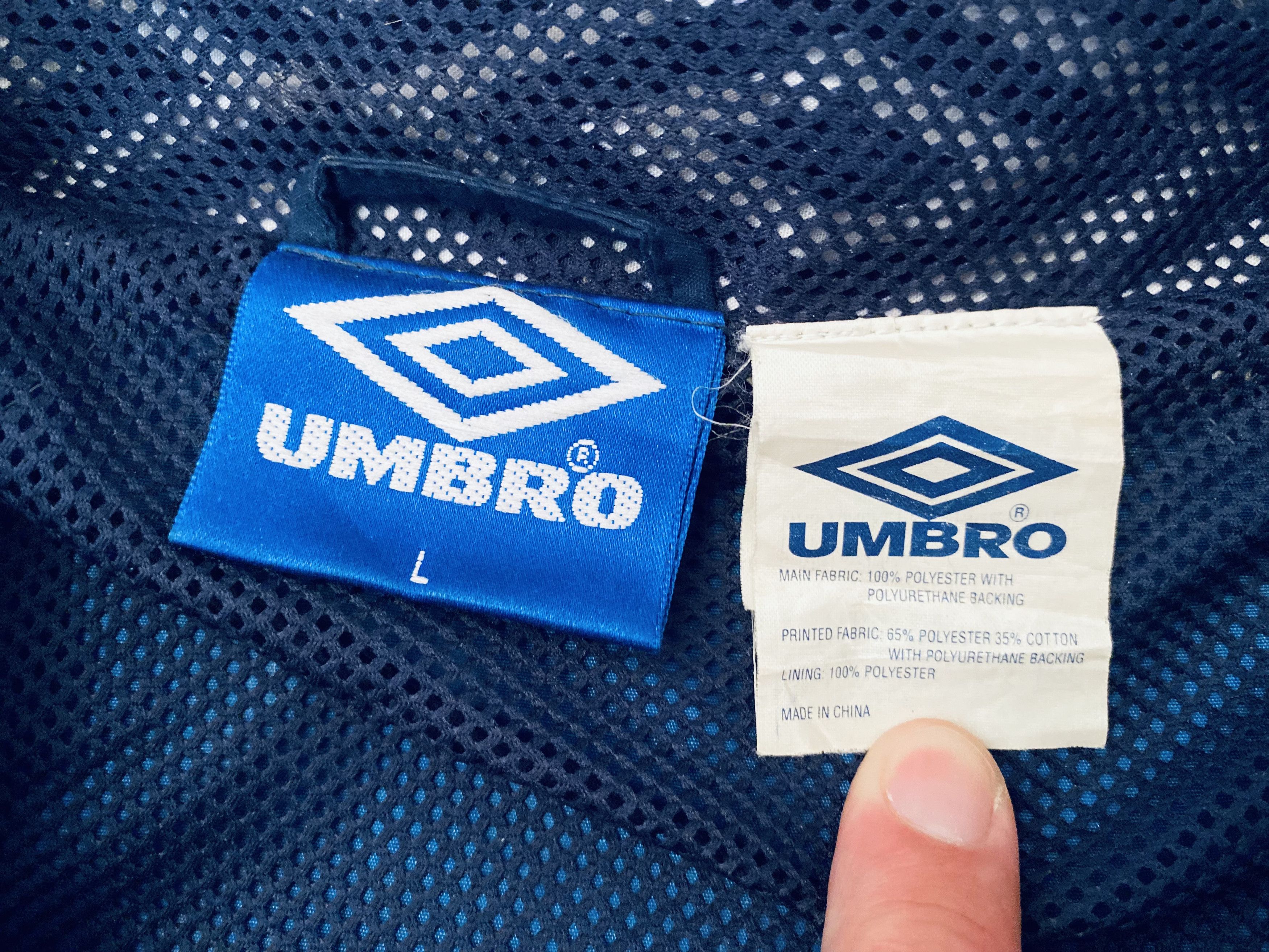 Umbro × Vintage England Training Jacket 1993 / 1995 Size US L / EU 52-54 / 3 - 10 Thumbnail