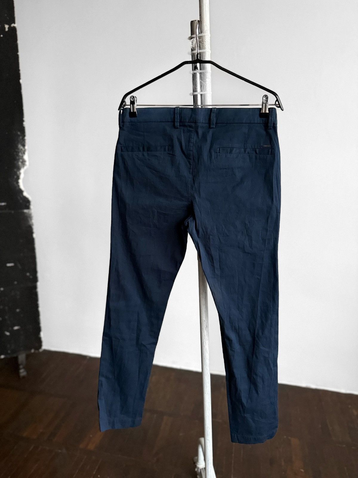 Hugo Boss Hugo Boss Mens Blue Trousers Pants Stretch Zipper Closure Size US 32 / EU 48 - 2 Thumbnail