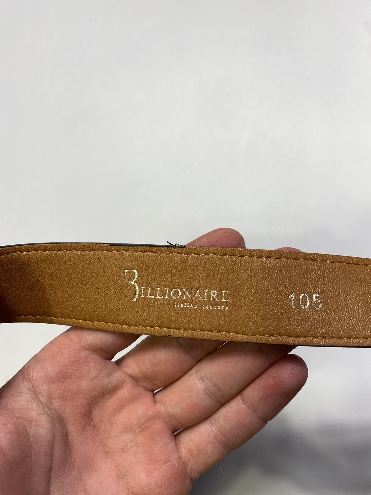 Billionaire Couture Billionaire Metal Buckle Monogram Belt Y2k Hype Size ONE SIZE - 13 Thumbnail