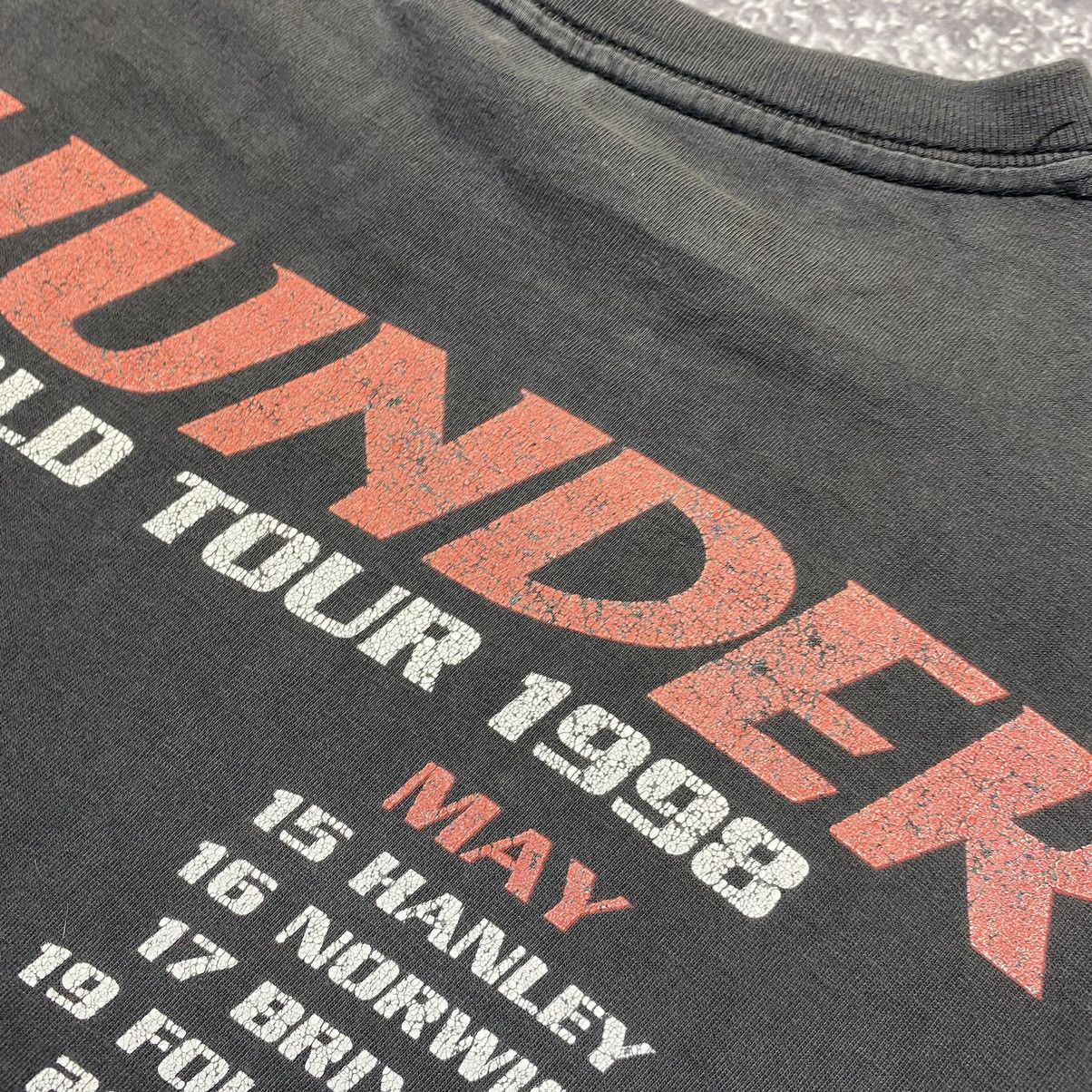 Band Tees Vintage Thunder World Tour 1998 distressed rock band tee Size US XL / EU 56 / 4 - 10 Thumbnail