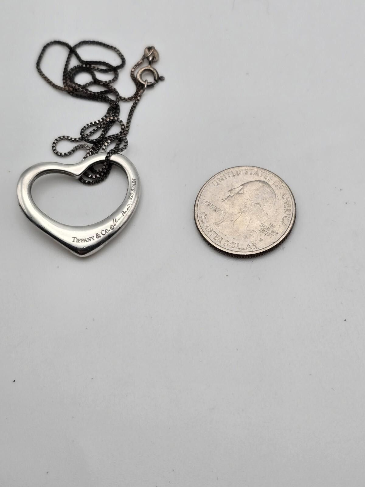 Tiffany & Co. Tiffany & Co. Elsa Peretti Open Heart Pendant Necklace Size ONE SIZE - 5 Thumbnail