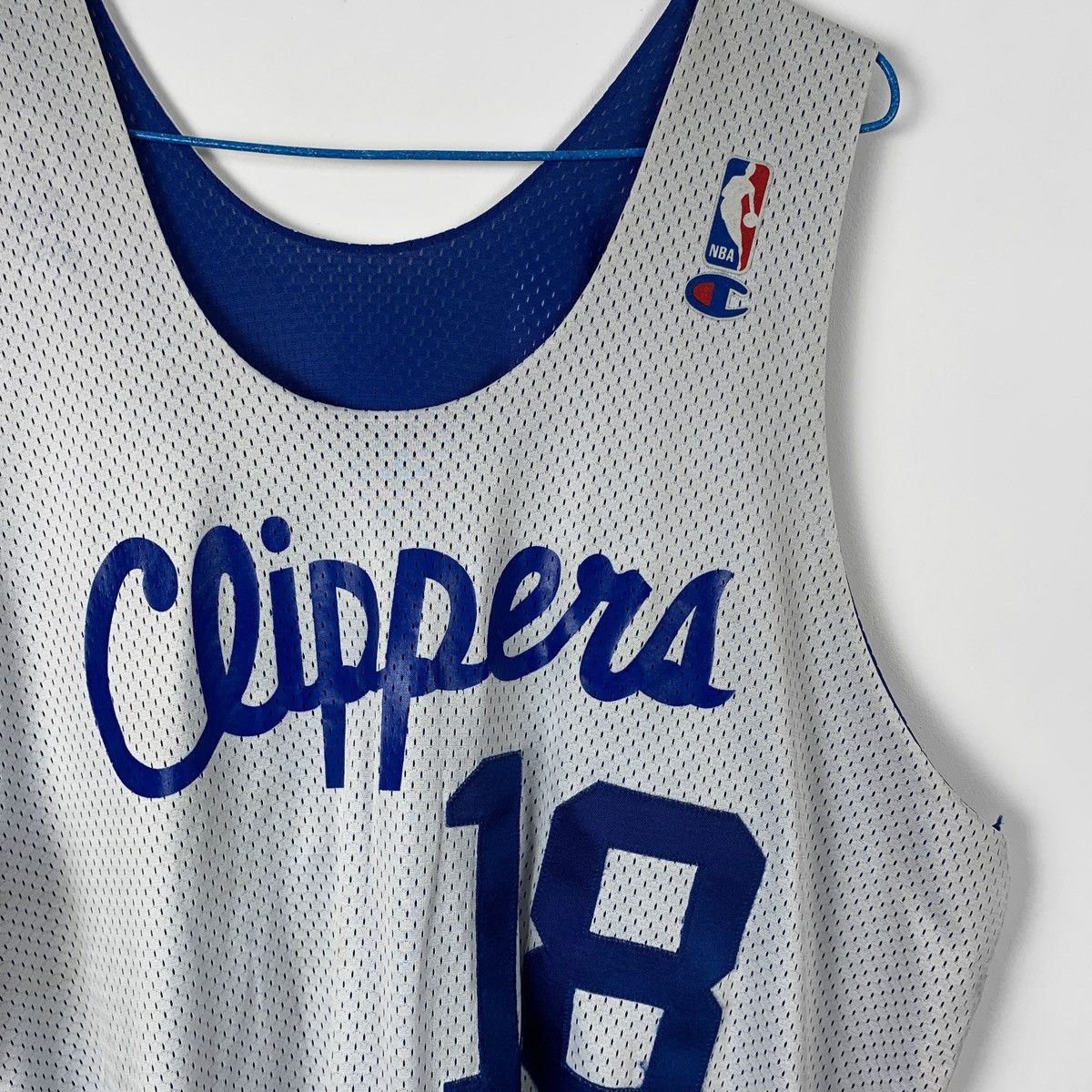 Champion × NBA × Vintage Vintage Champion Clippers 18 Reversible Jersey Size US XXL / EU 58 / 5 - 8 Thumbnail