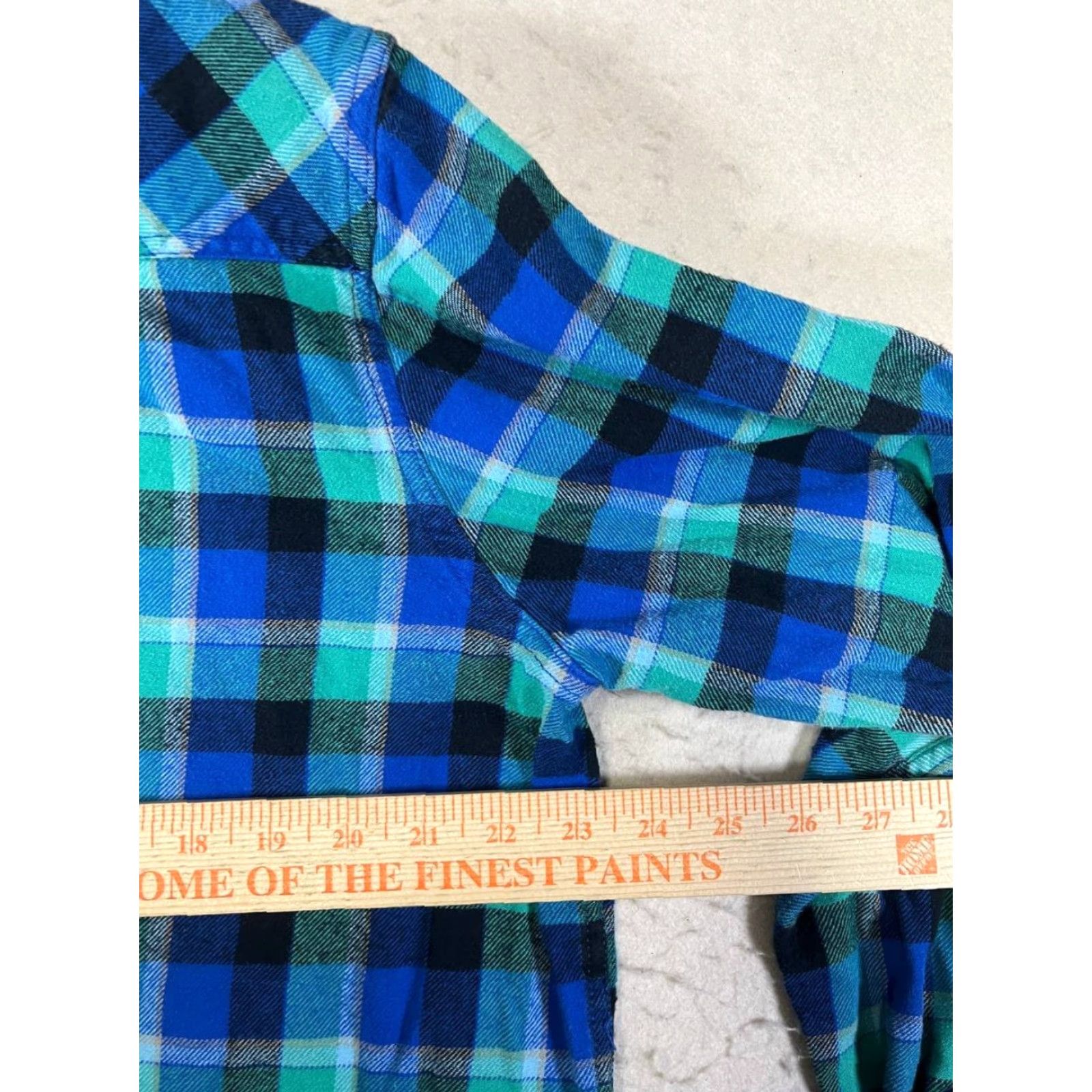 Vintage VINTAGE Op Button Up Shirt Men XL Plaid Long Sleeve Cotton Missing Buttons Pic Shirt Op Button Up XL Blue Cotton Plaid Casual Men Blues Boys? Size US XL / EU 56 / 4 - 3 Thumbnail