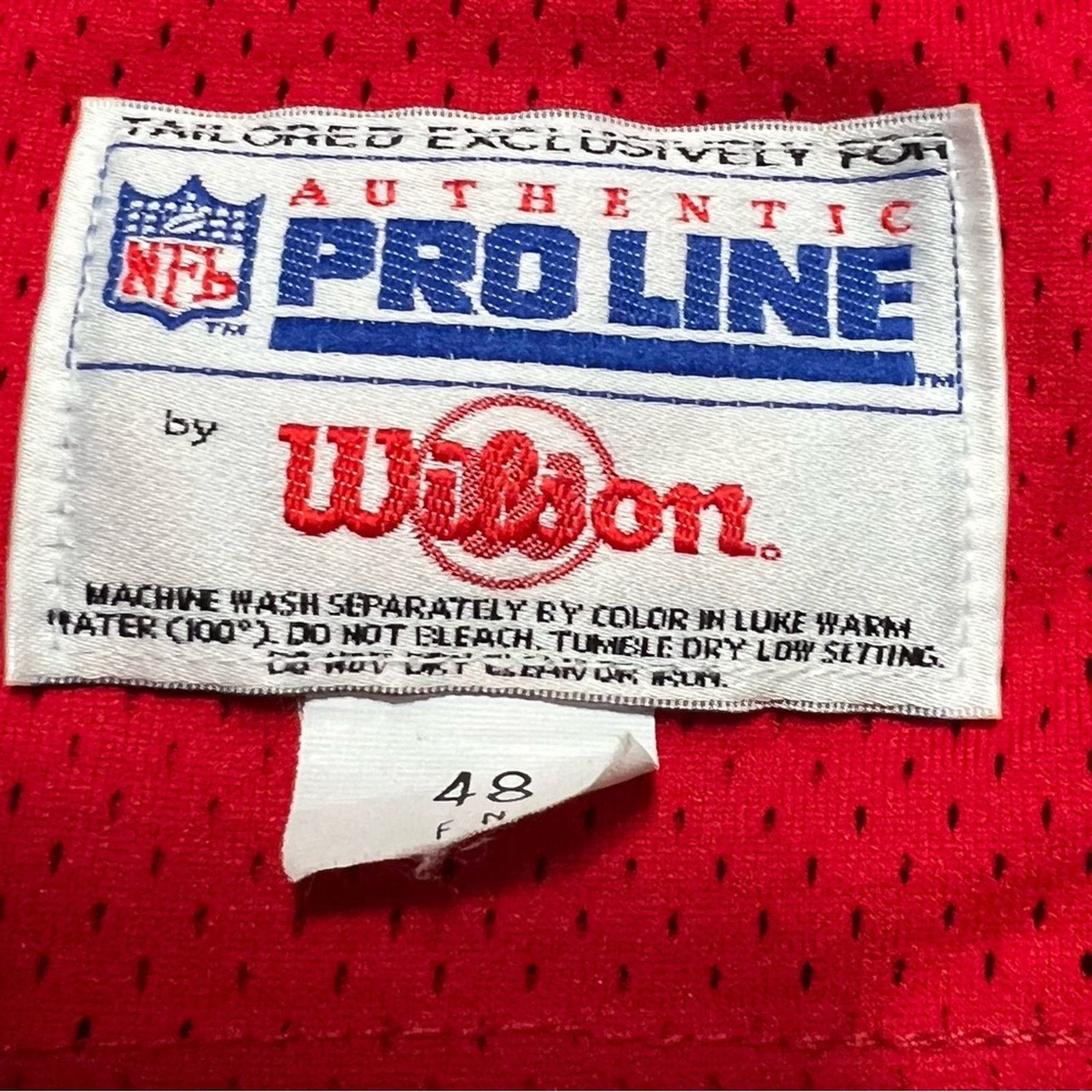 Wilson Wilson Pro Line Authentic #19 MONTANA Chiefs Jersey RARE Size US XL / EU 56 / 4 - 14 Thumbnail