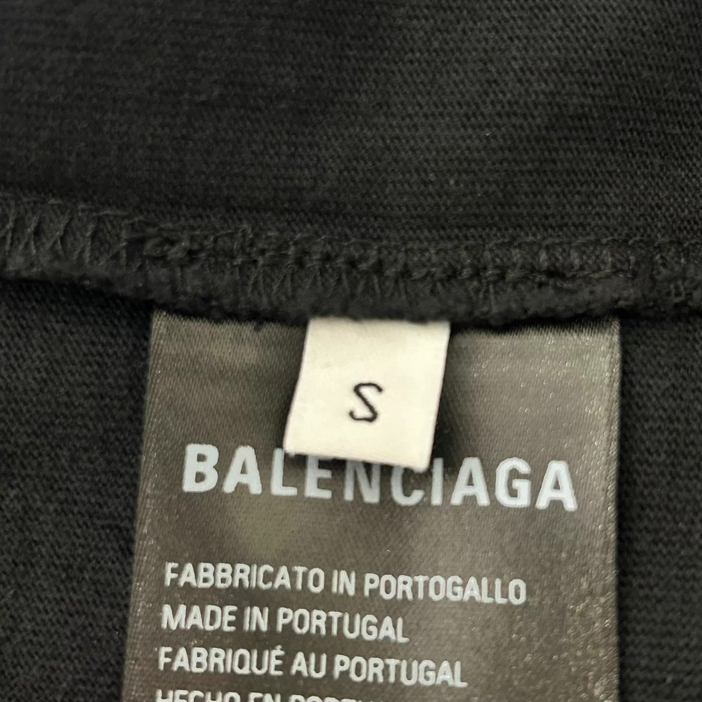 Balenciaga Balenciaga Logo Graffiti Black T-shirt S Size US S / EU 44-46 / 1 - 5 Thumbnail