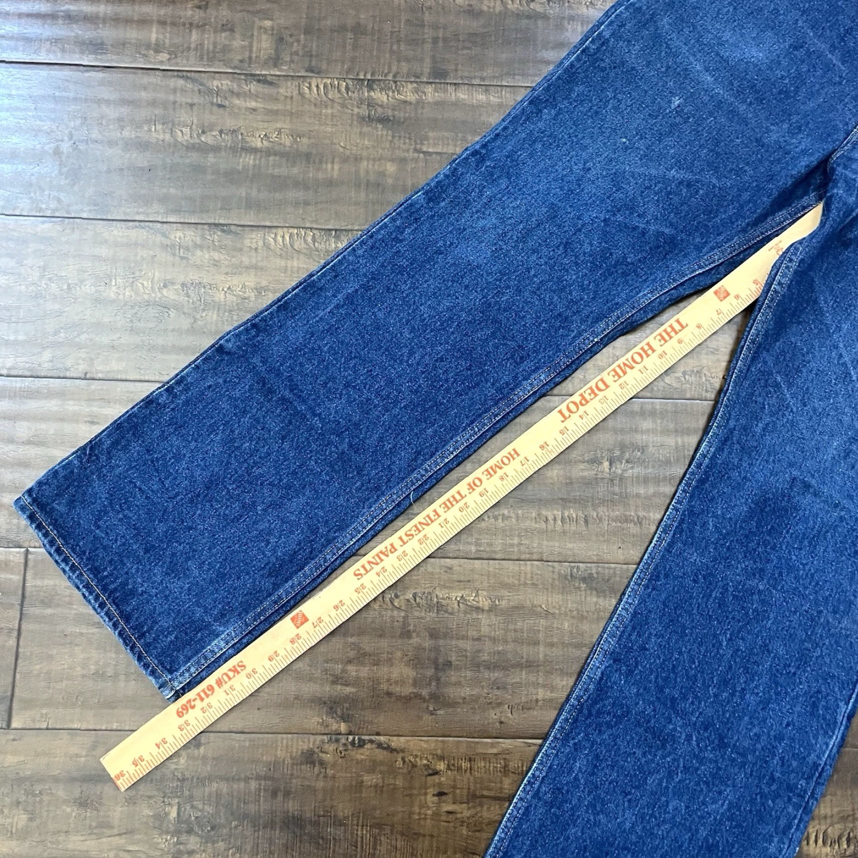Levi's VINTAGE Levi's 517 Jeans Men 38x34 Denim Bootcut Western Cowboy Y2K 90s Dark Wash Size US 38 / EU 54 - 7 Thumbnail