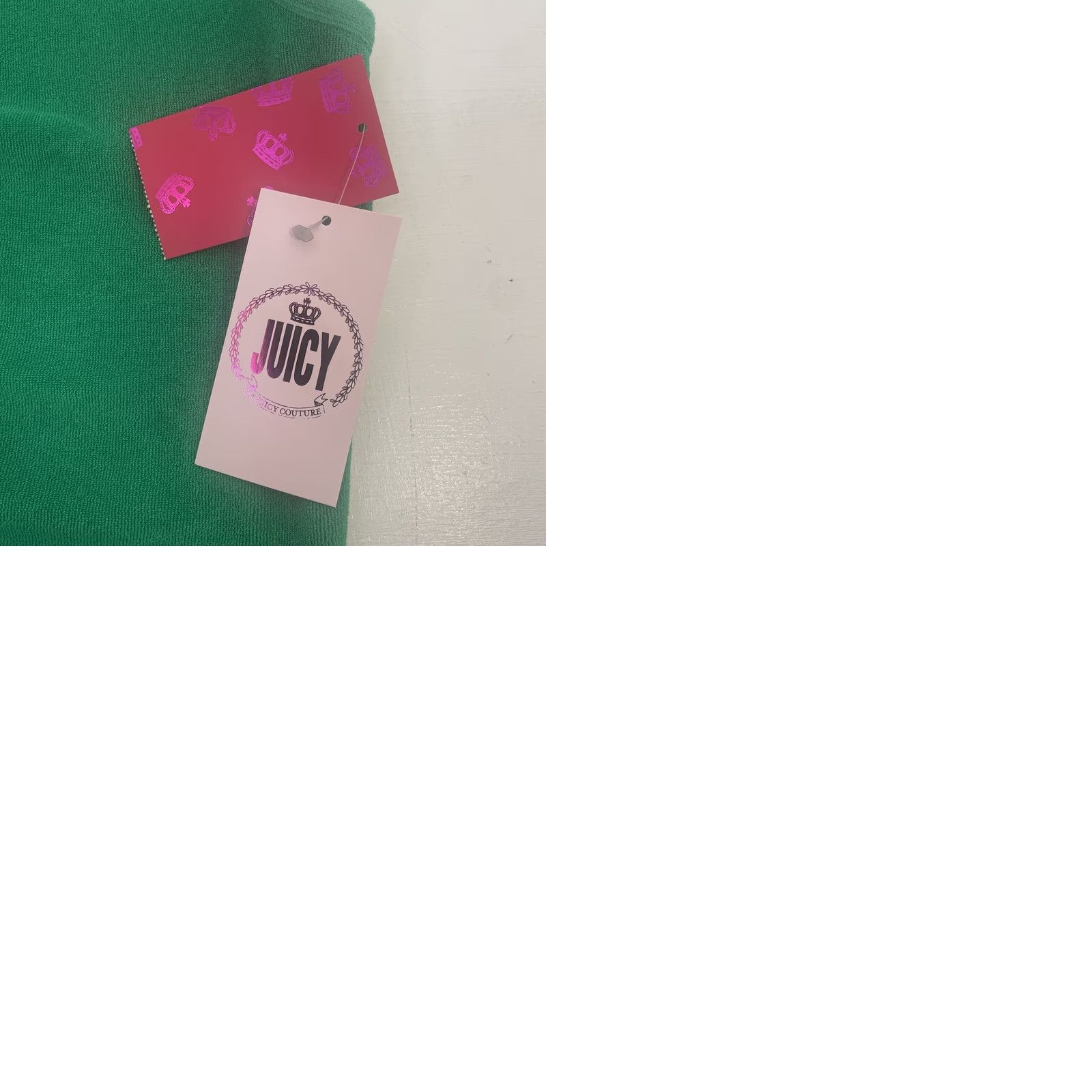 Juicy Couture Juicy Couture Palm Tree Sleeveless Top Women Medium Green V Neck NWT Crop Tank Regular Size S Sleeveless Cotton Polyester Tie Bottom Size S / US 4 / IT 40 - 11 Thumbnail